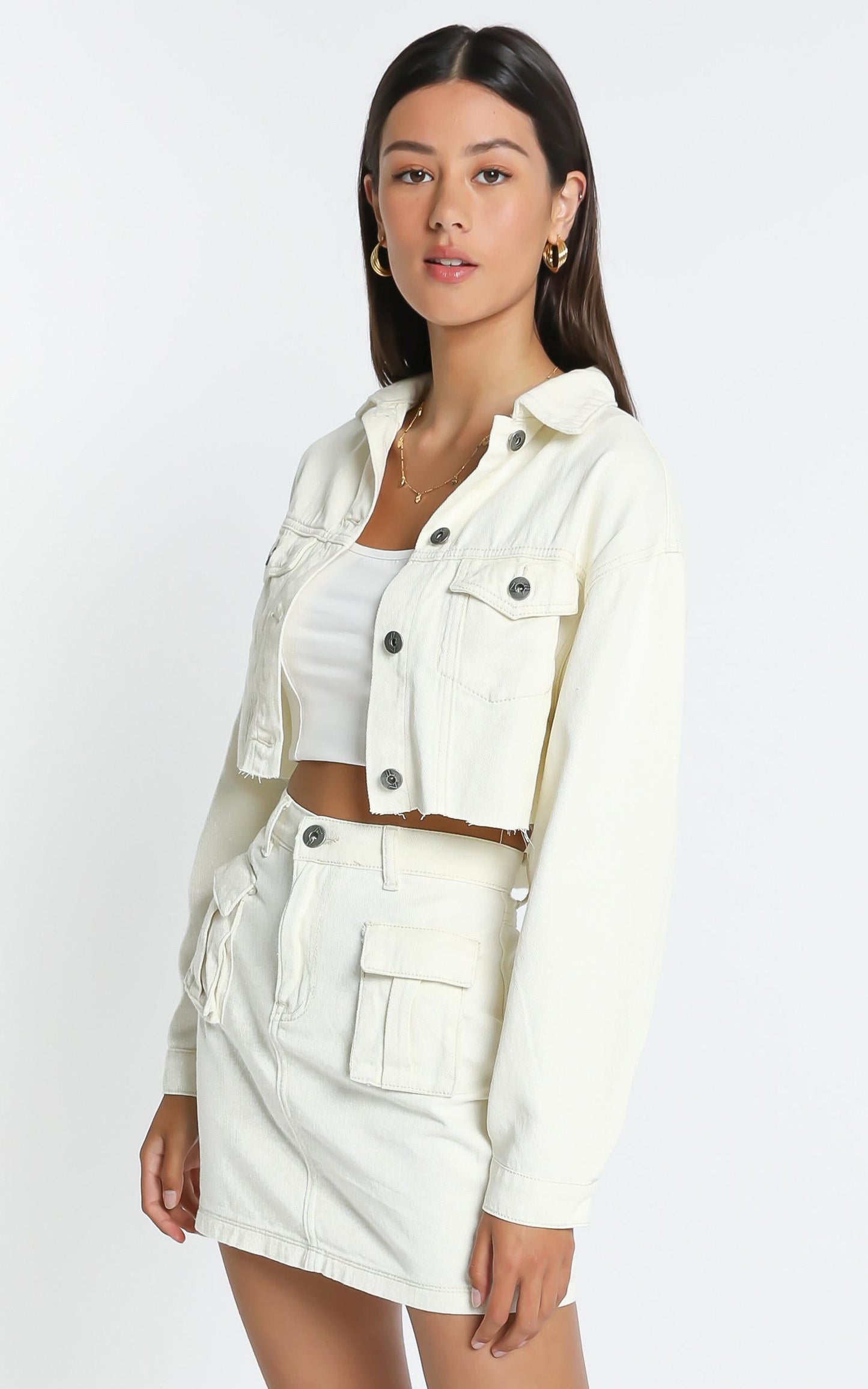 Milton Jacket in Ecru