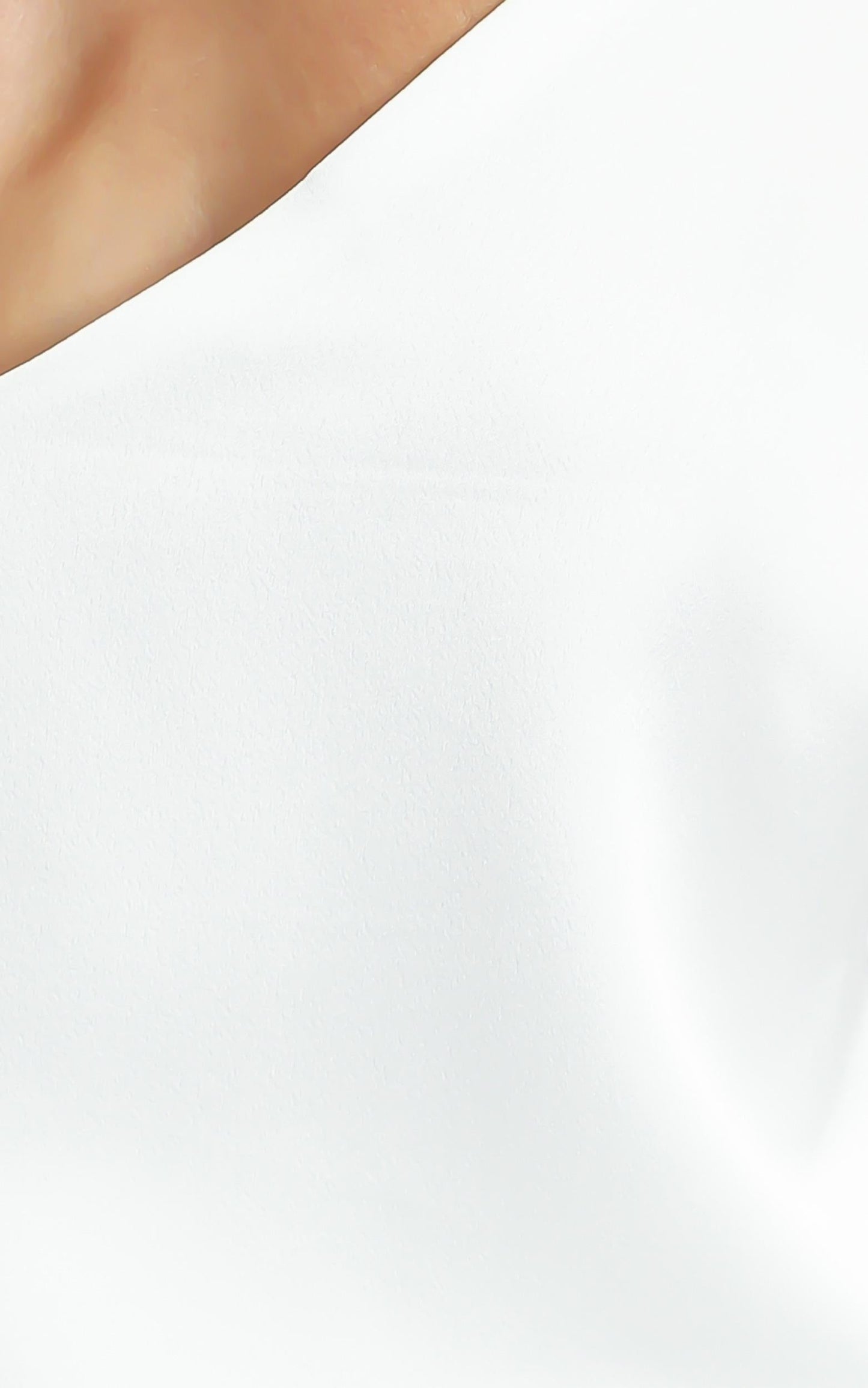 My Only Sunshine Top in White Satin