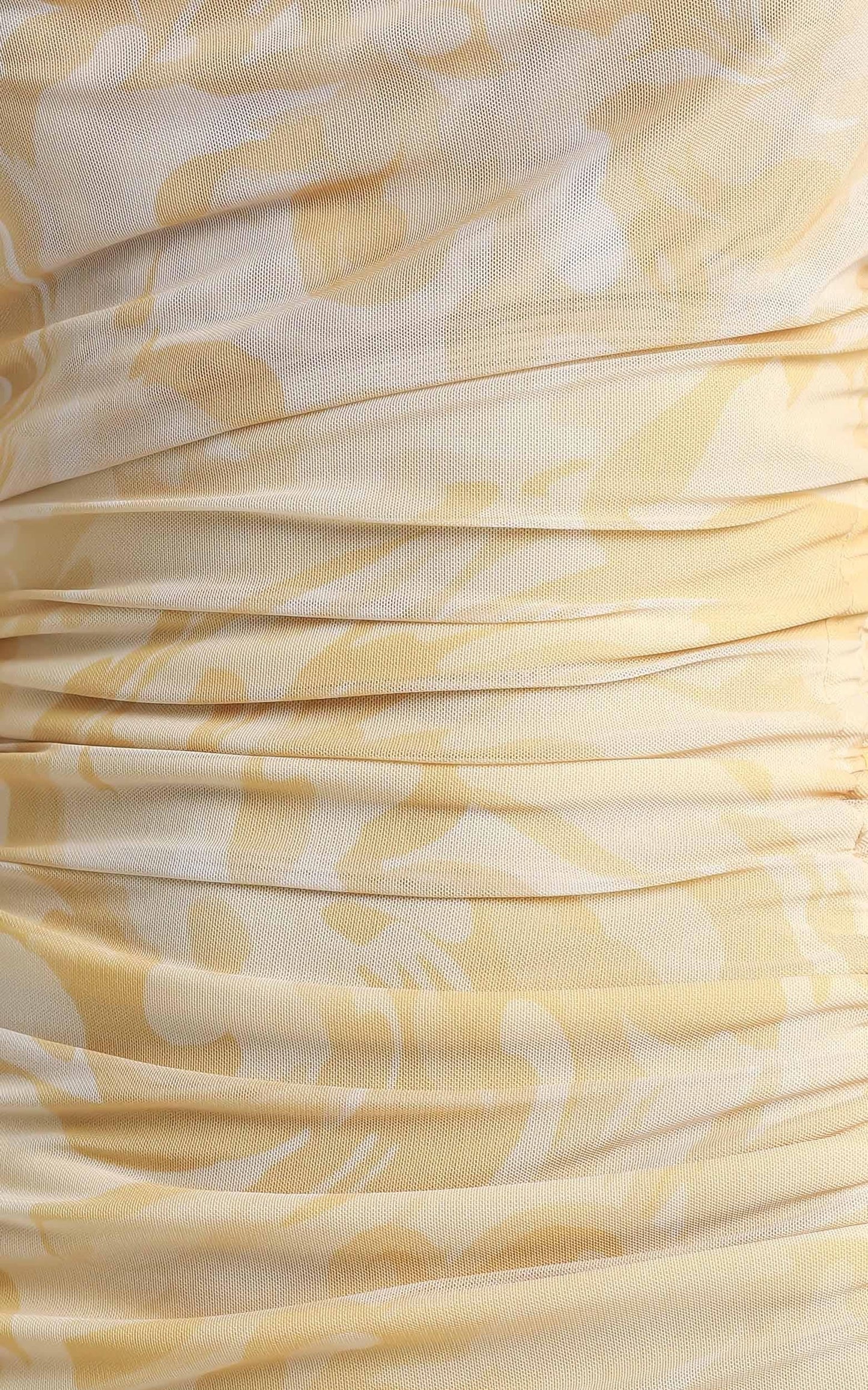 Nester Dress in Yellow Marble