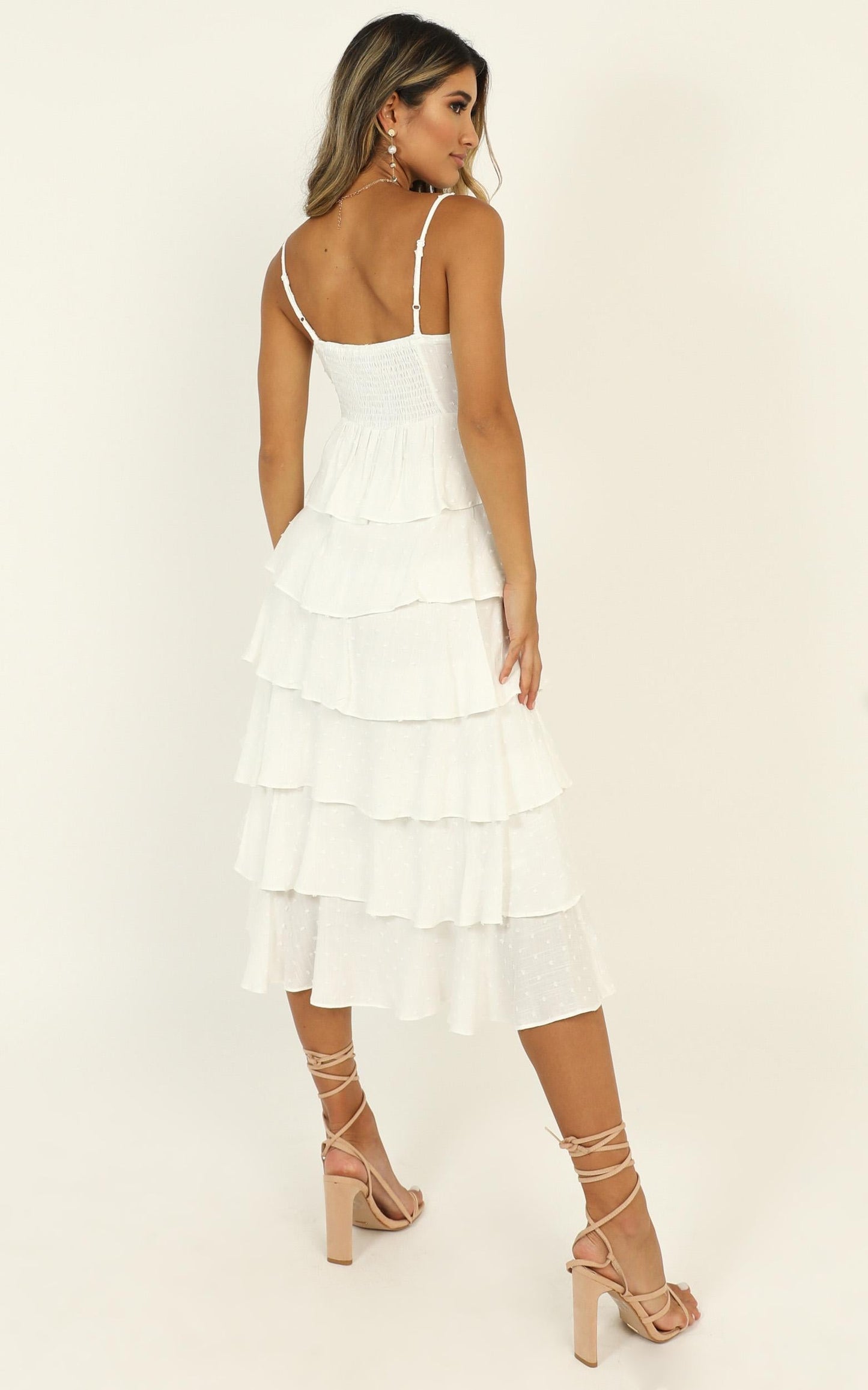 Nothing But Hope Dress In White