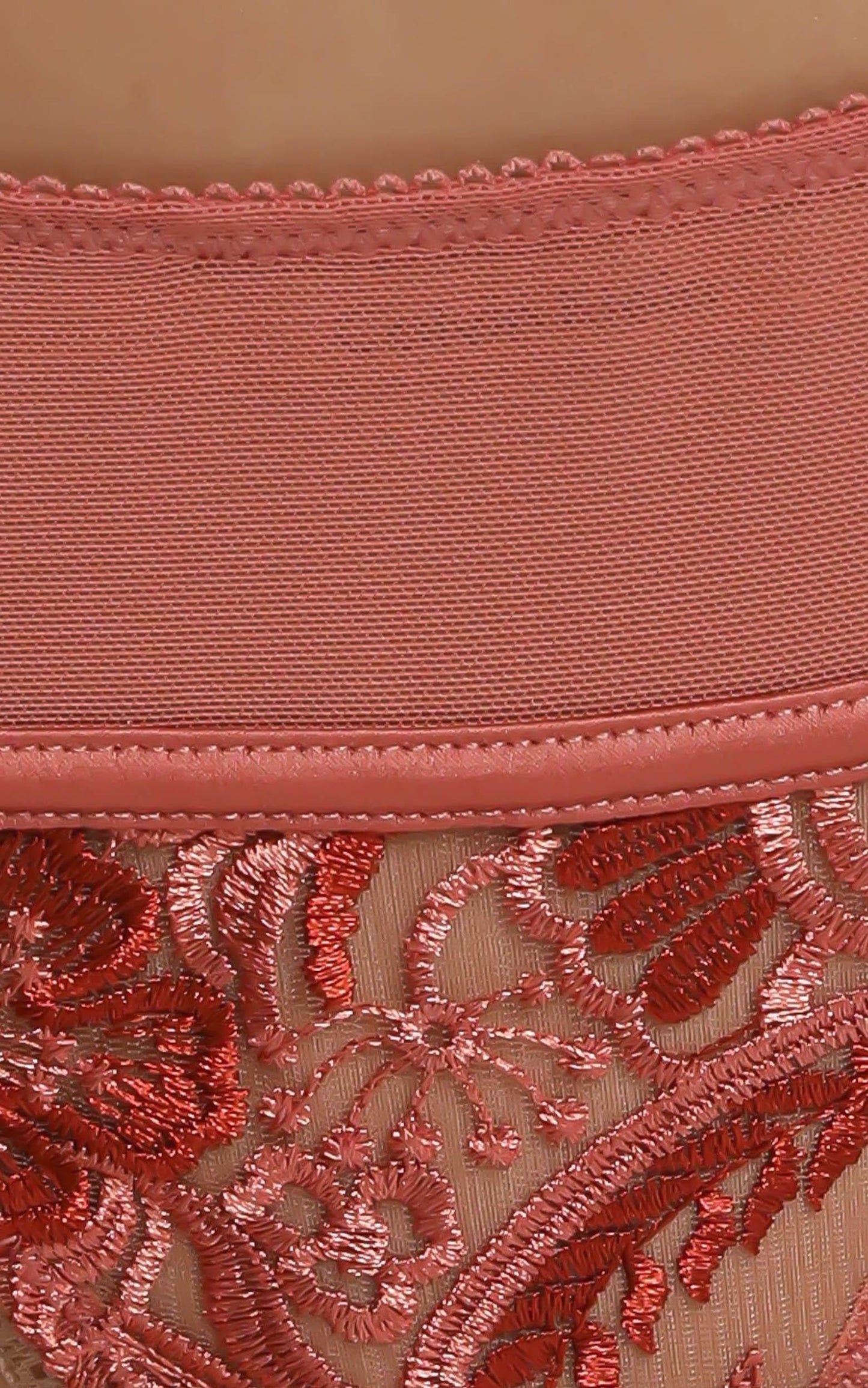 Kat The Label - Penelope Thong in Tangerine