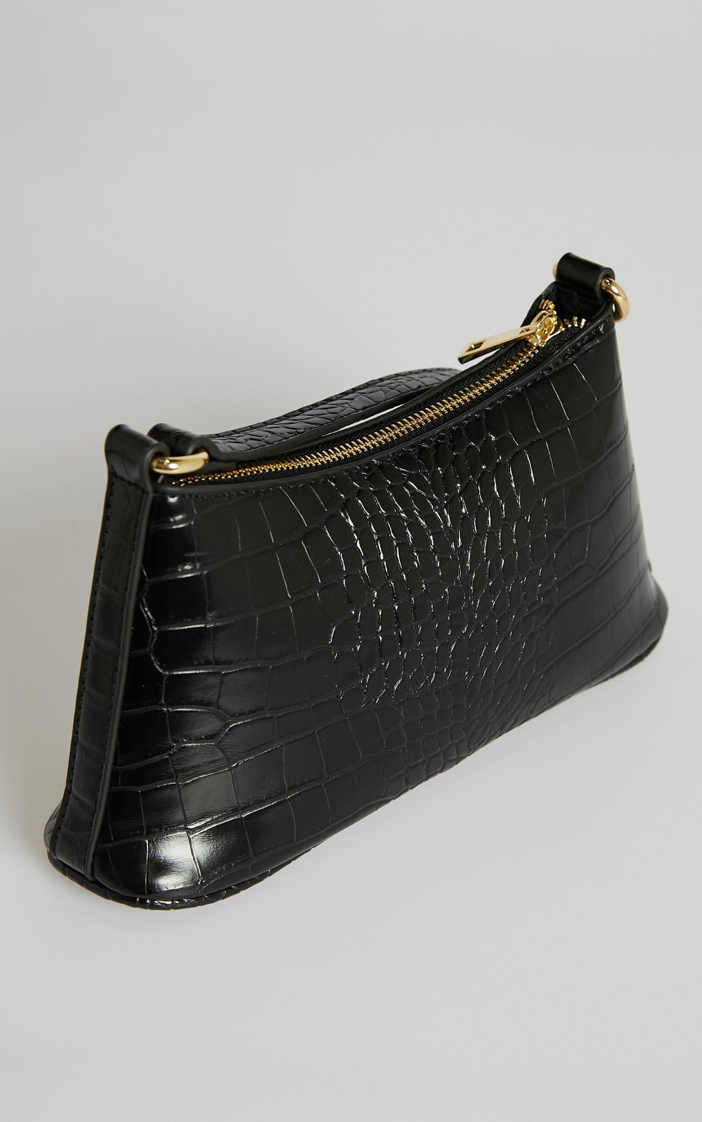 Peta and Jain - Danni Bag in Black Croc