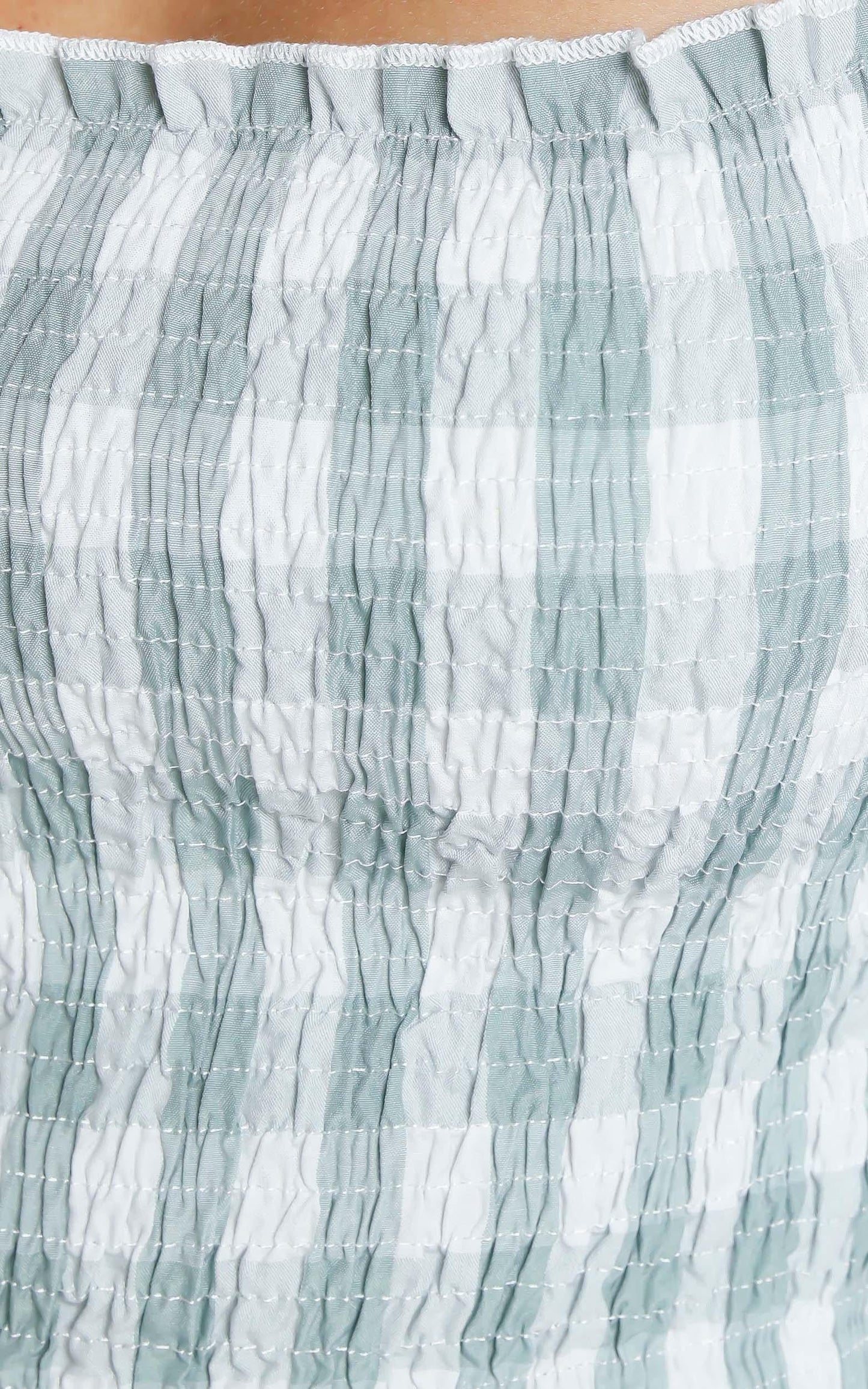Peters Dress in Sage Check