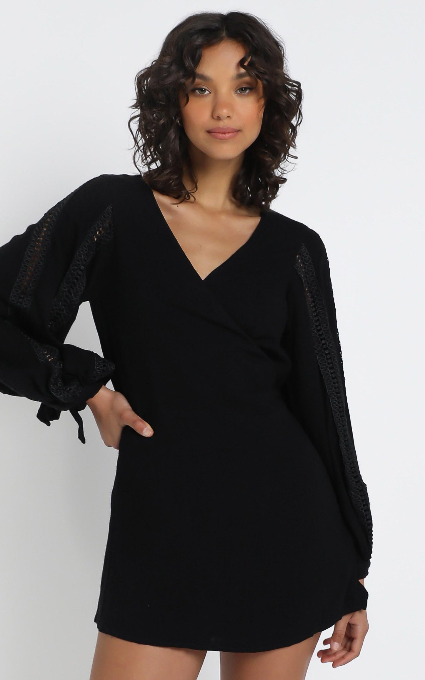Phoebe Dress in Black