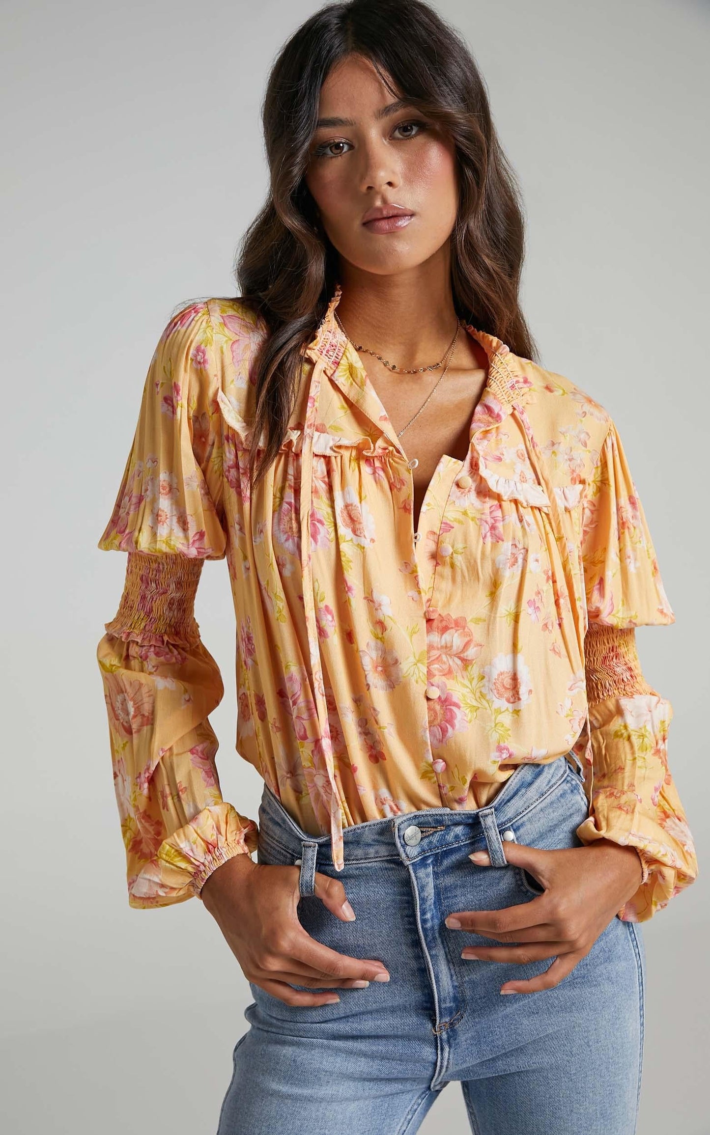 Philomena Top in Tuscan Spring