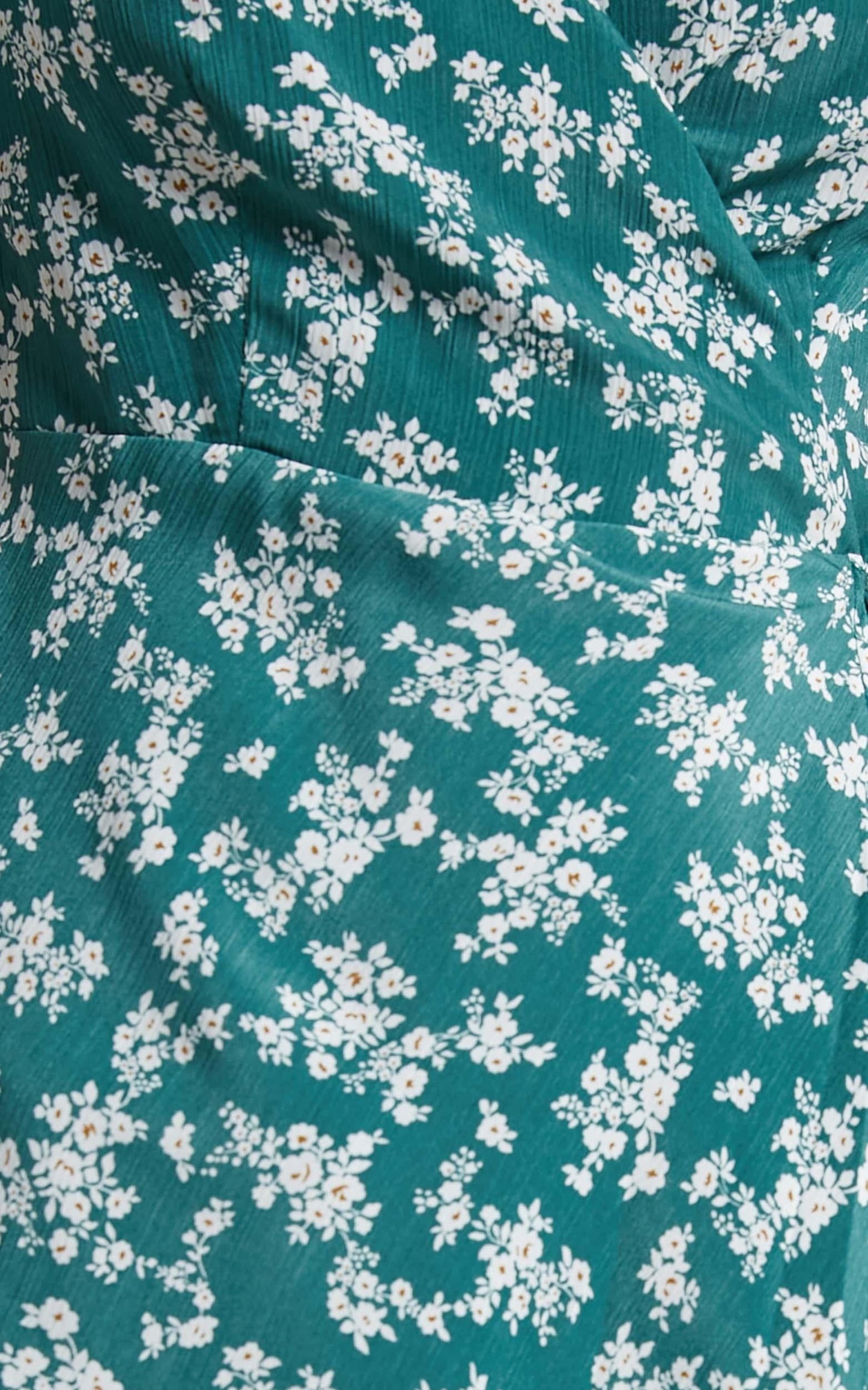 Picking It Up Wrap Maxi Dress in Teal Floral