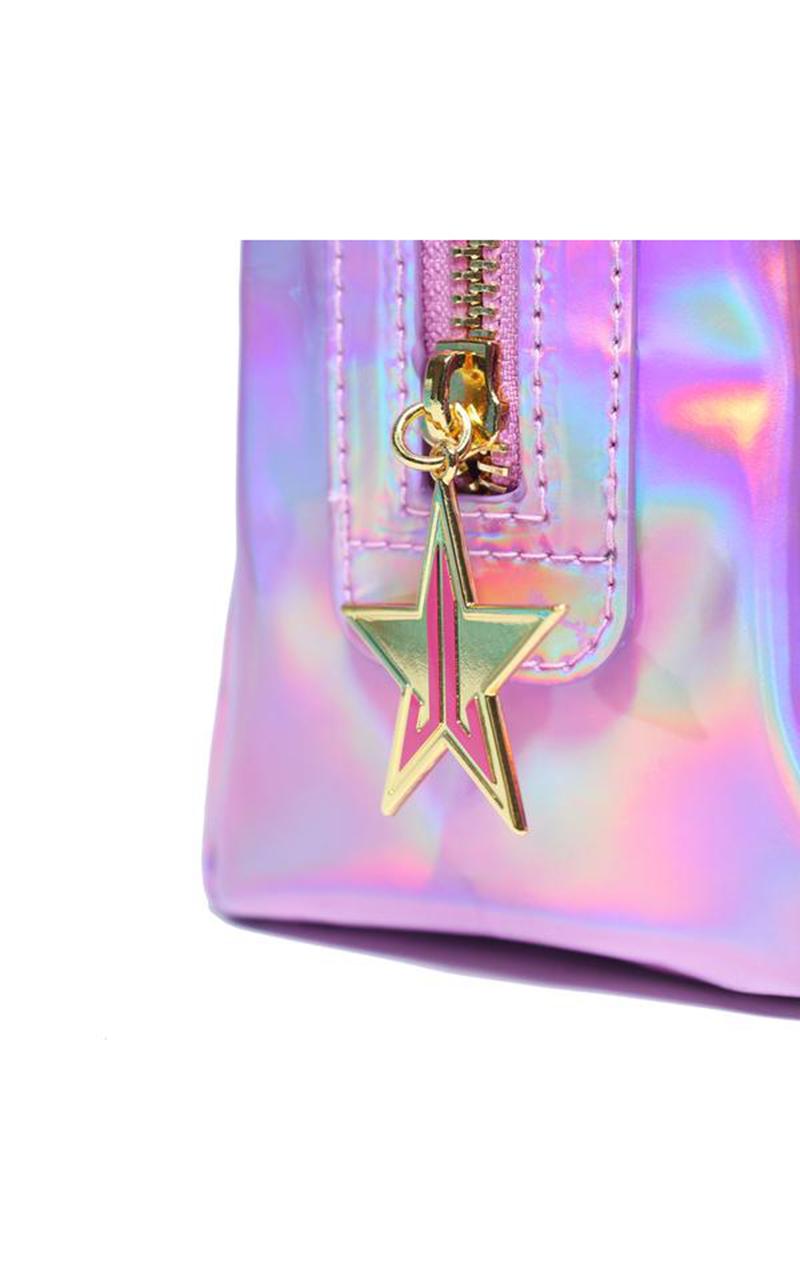 Jeffree Star Cosmetics - Holographic Makeup Bag in Pink