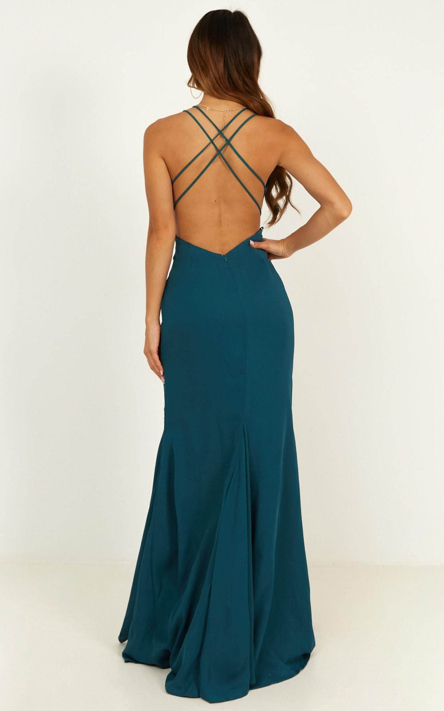 Plans Tonight Maxi Dress In Teal