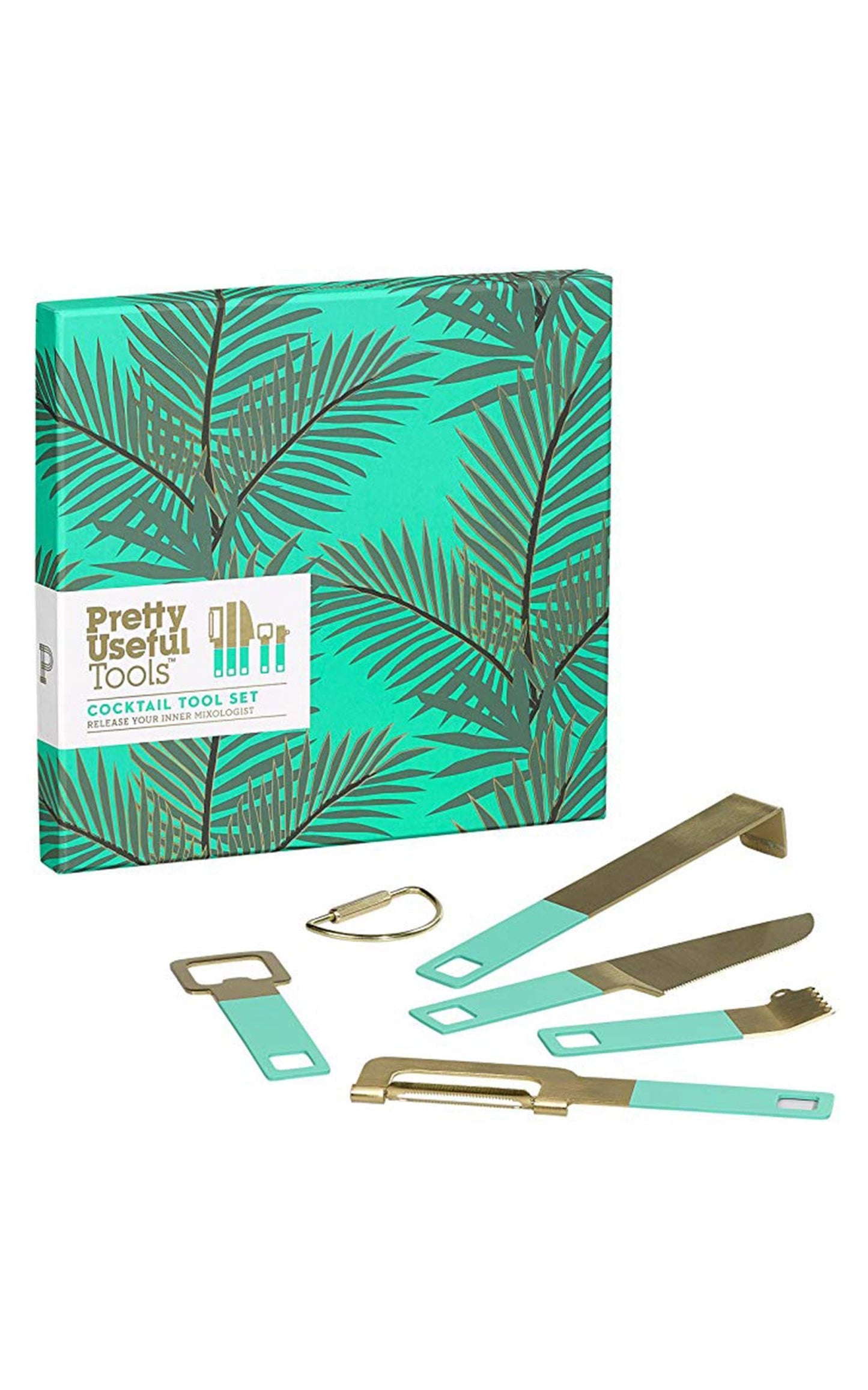Pretty Useful Tools - Cocktail Tool Set In Tropical Topaz