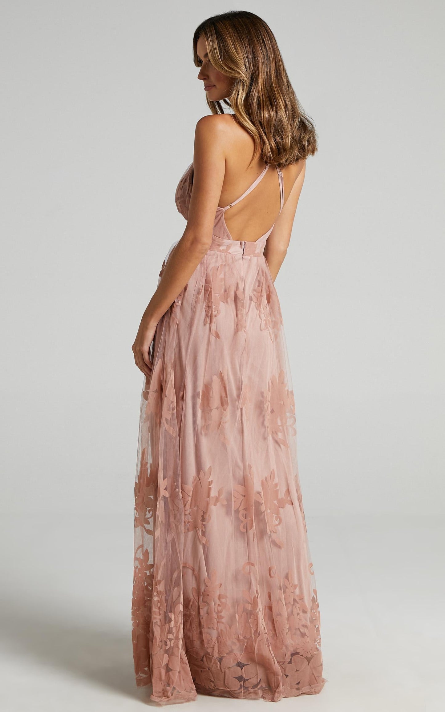 Promenade Maxi Dress in Blush