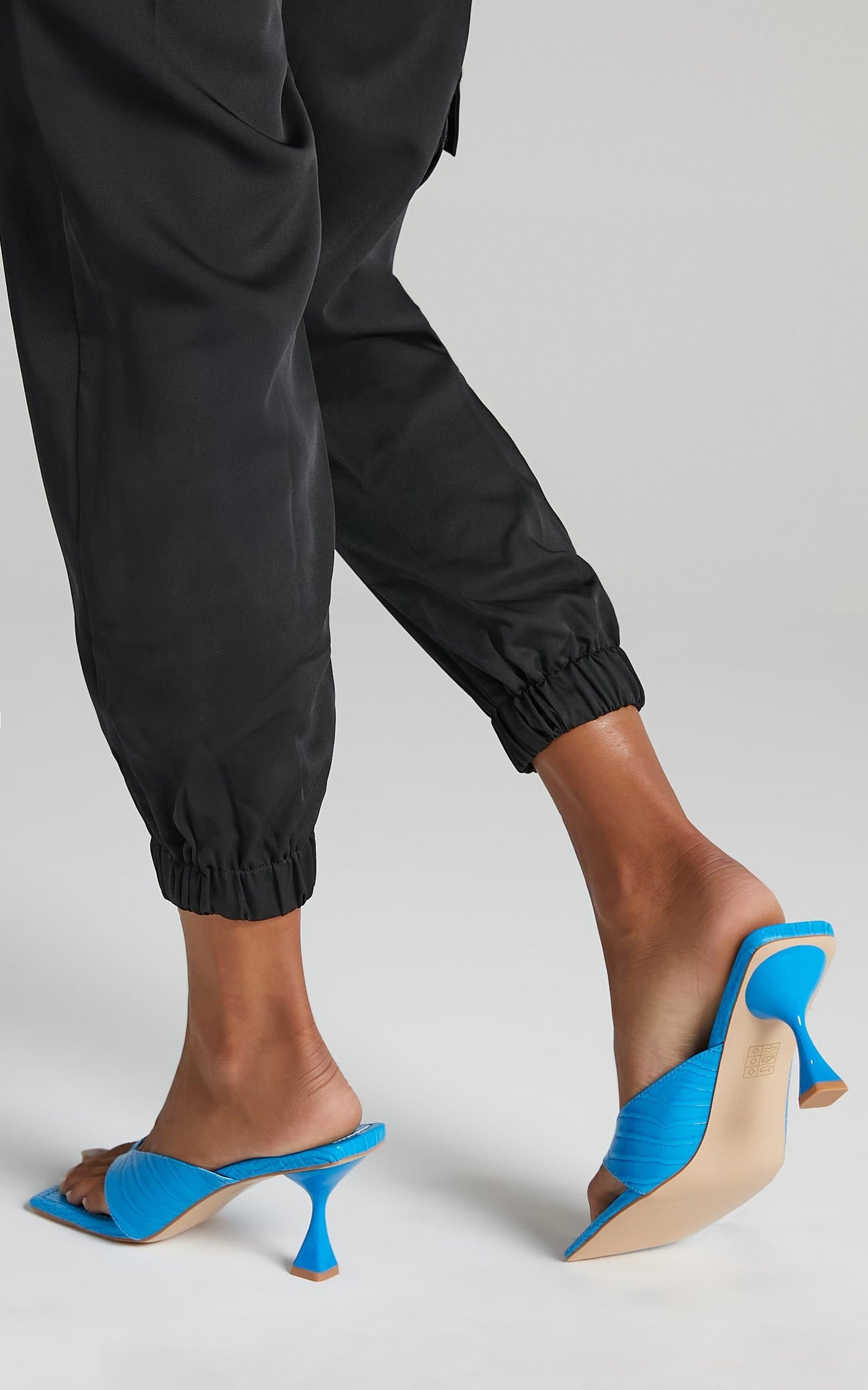 Public Desire - Harlie Heels in Blue Croc