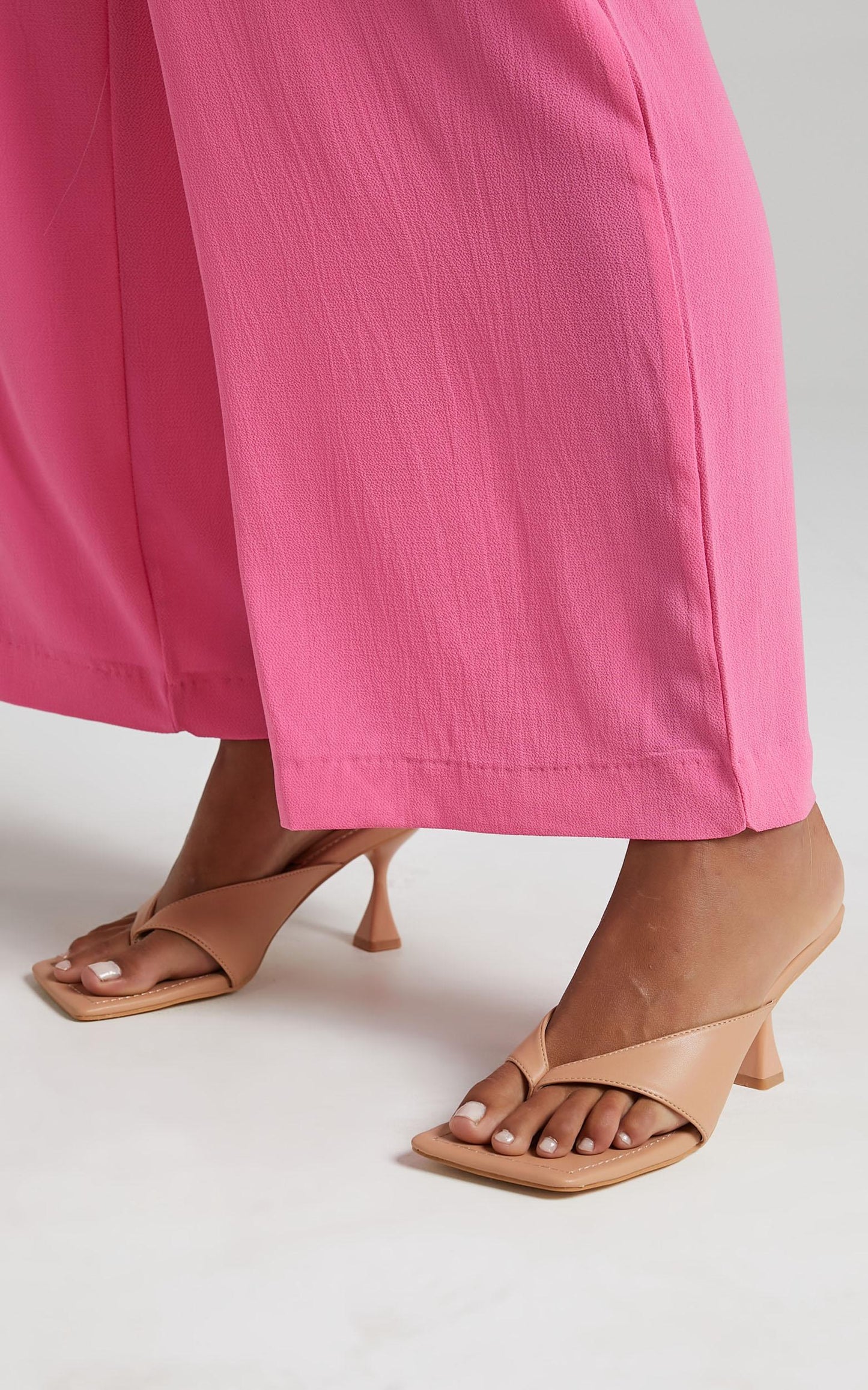 Public Desire - Harlie Heels in Beige PU