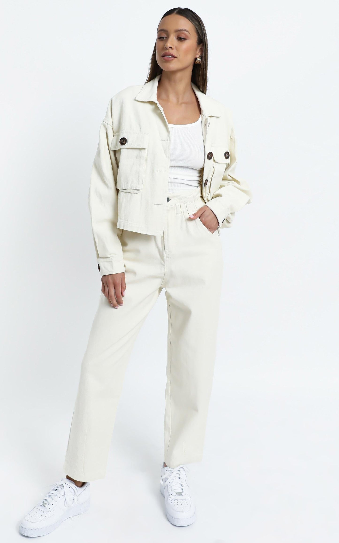 Maygan Jacket in Cream