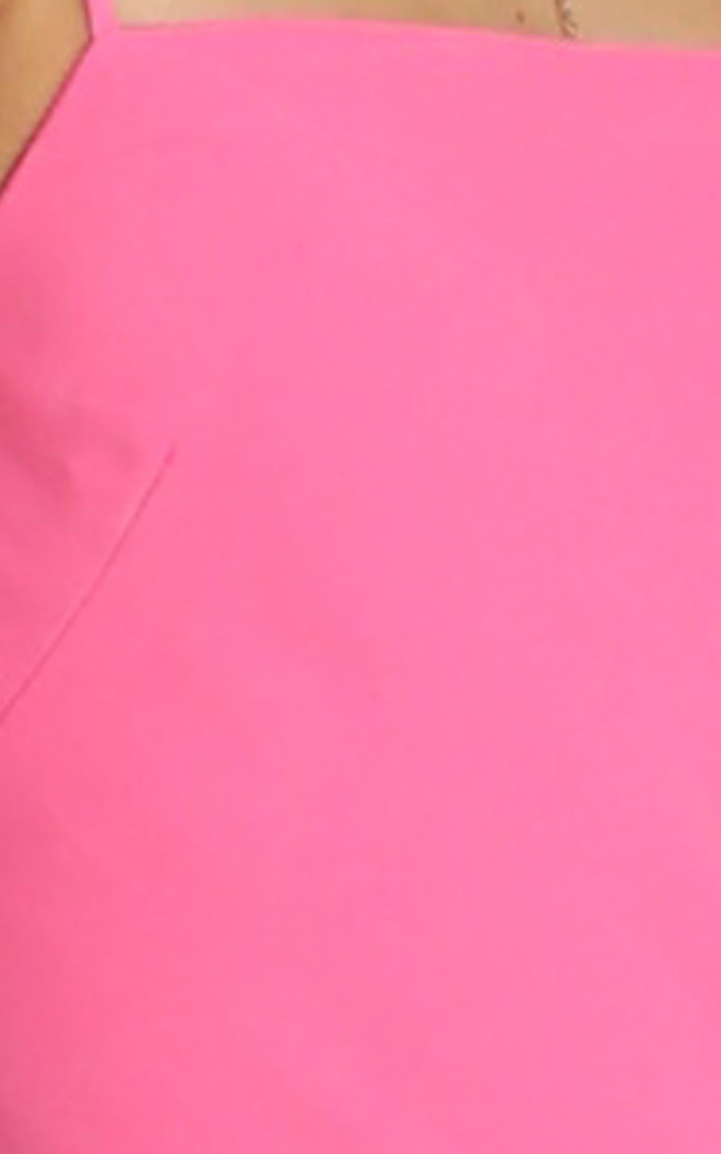 Regina Satin Slip Dress In Hot Pink