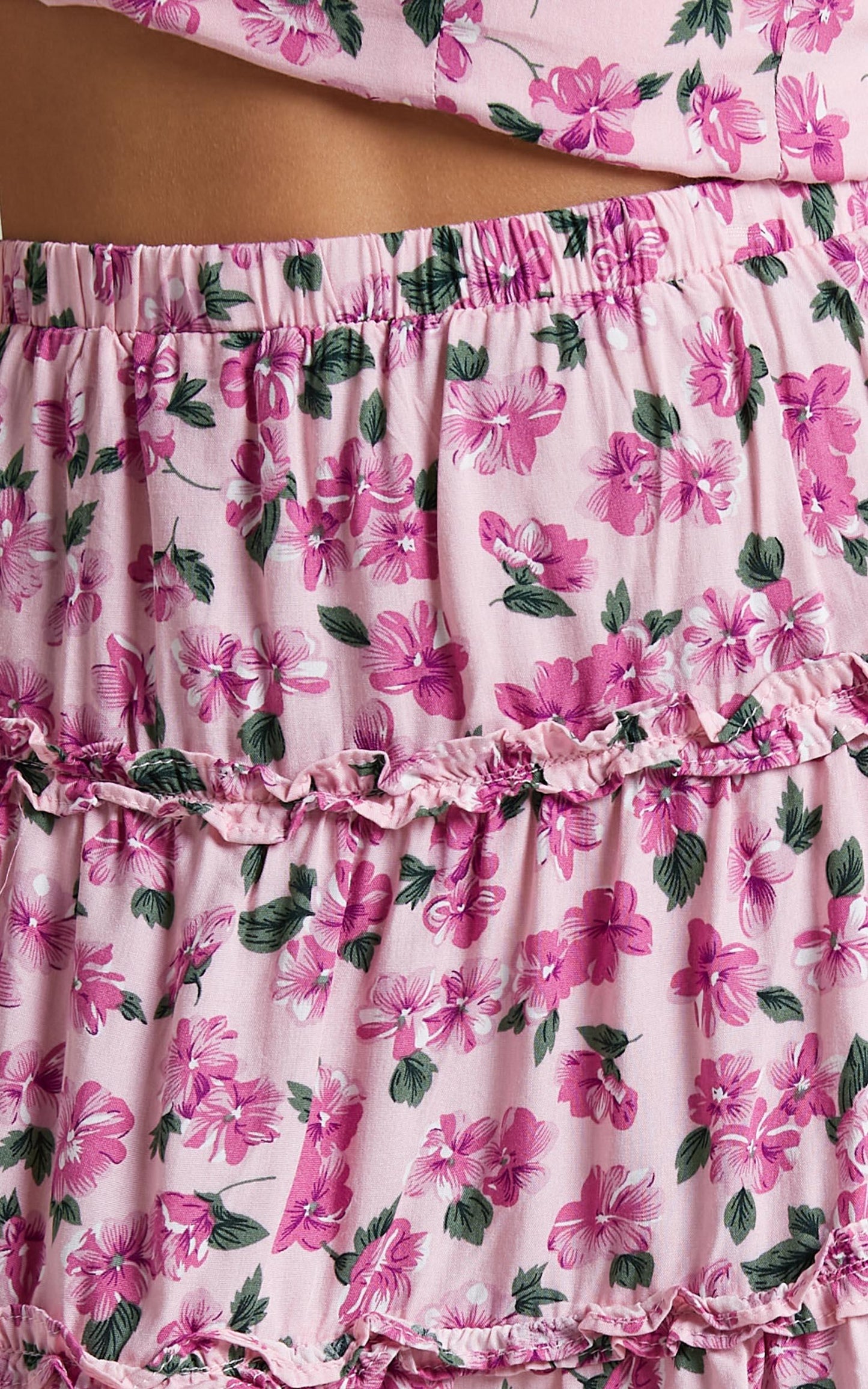 Aria Skirt in Lilac Floral