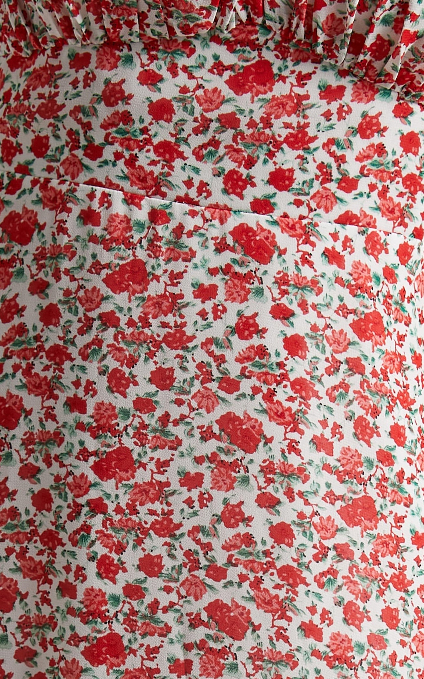 Monaco Sweetheart Midi Dress in White Floral