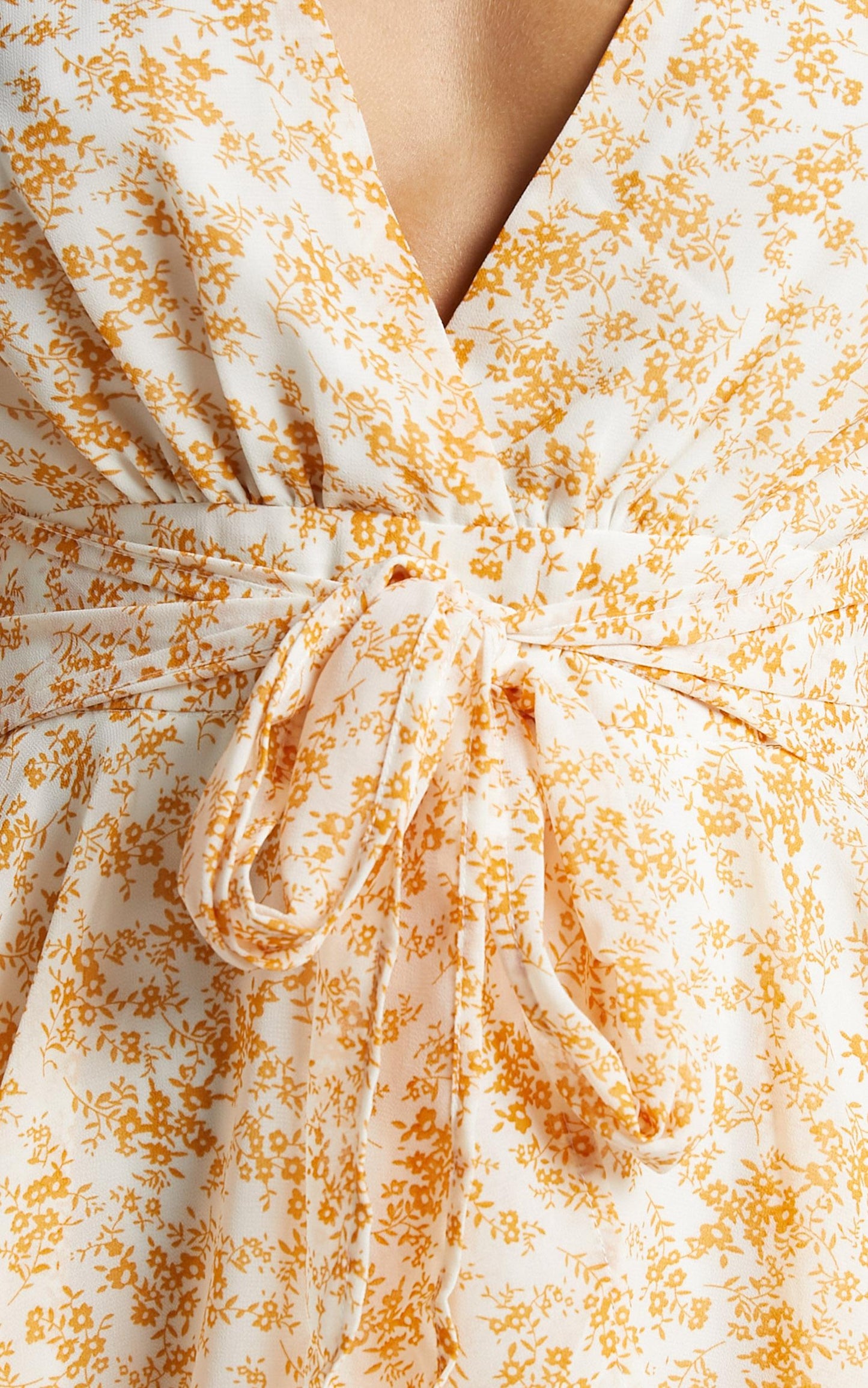 Monique Playsuit in Yellow Floral