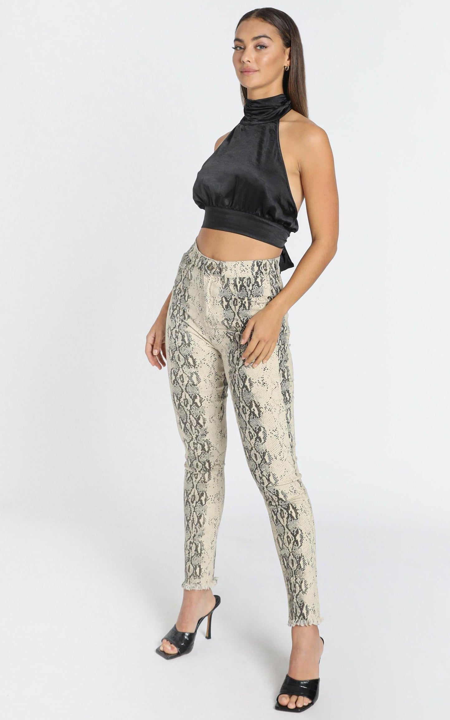 Lioness - Better Than Revenge Pants in Snake Print