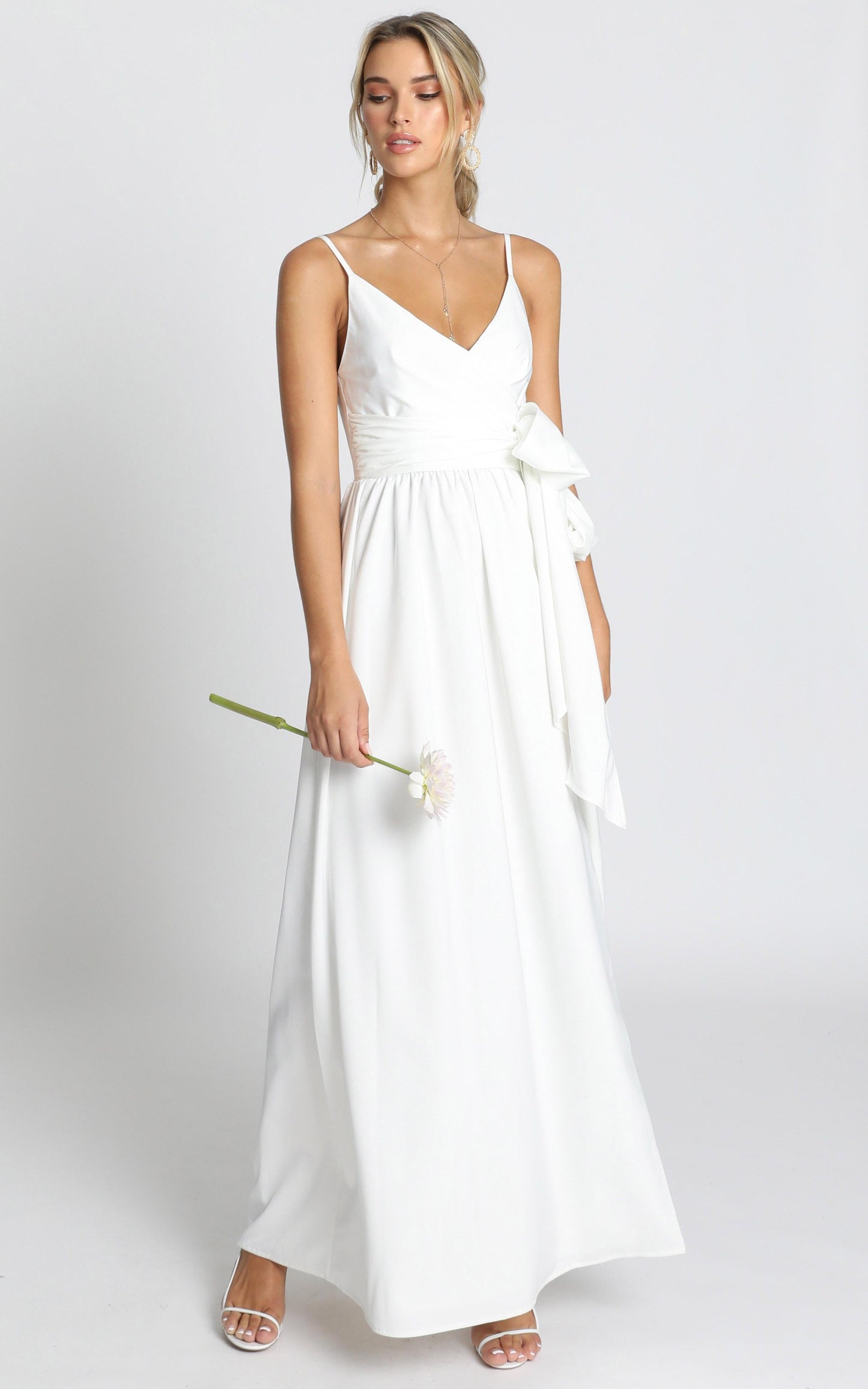 Revolve Around Me Dress in White