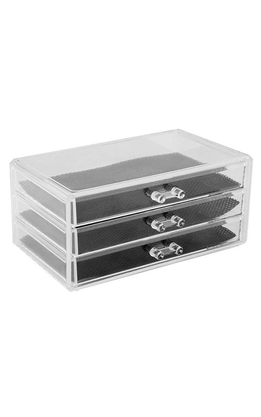 3-Drawer Acrylic Makeup Organiser