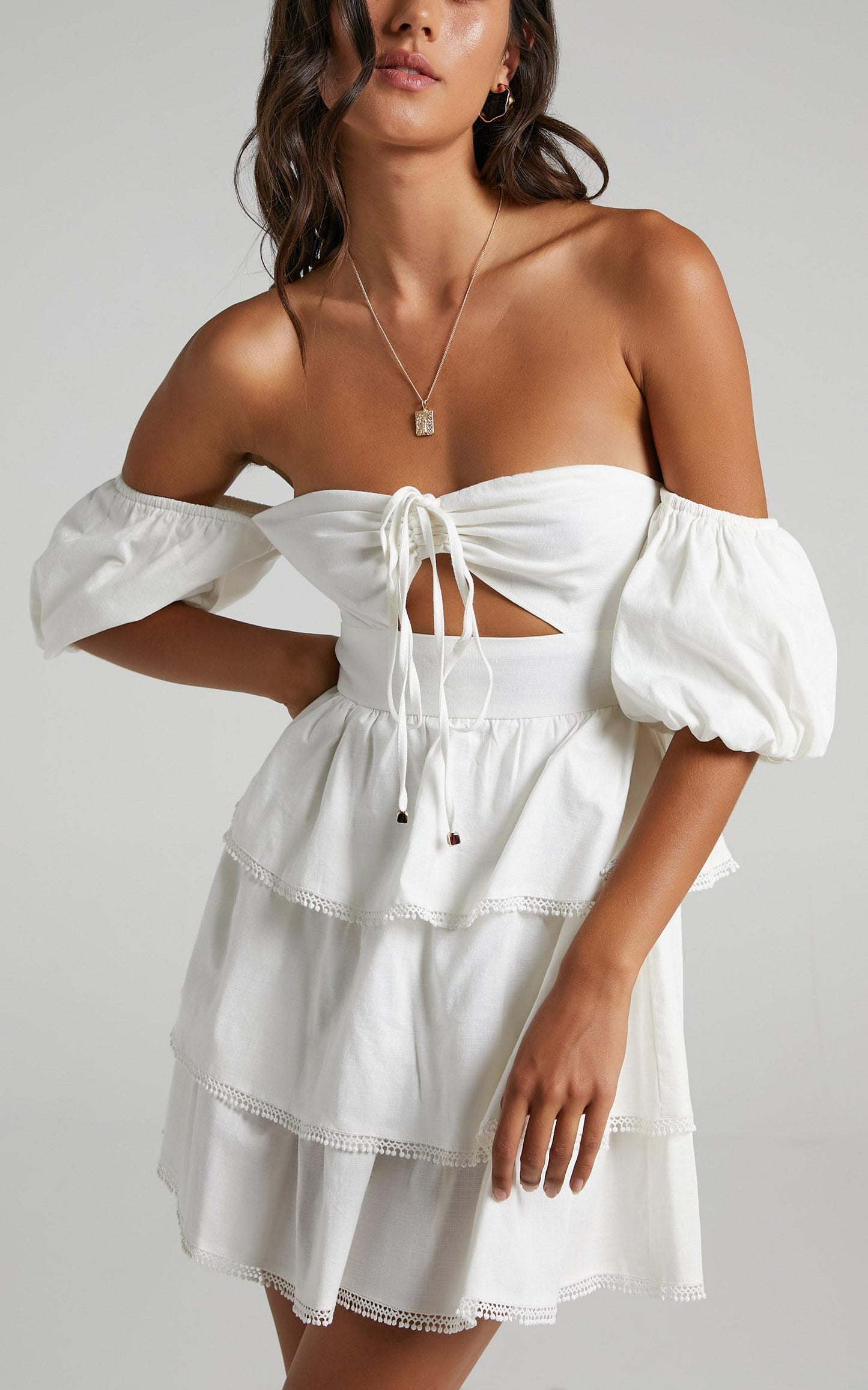 Gilmore Dress in White
