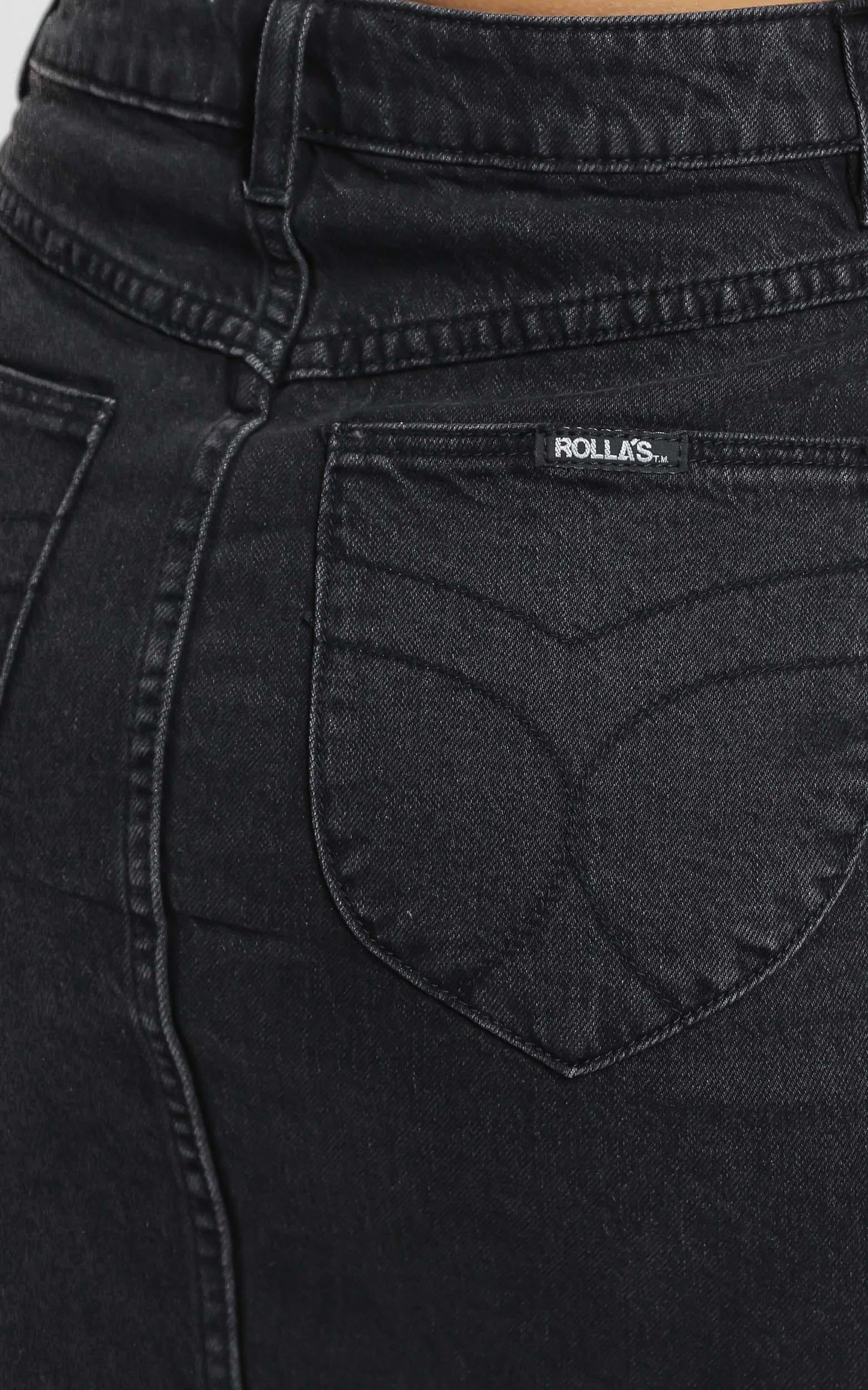 Rollas - High Mini Skirt in Comfort Shadow