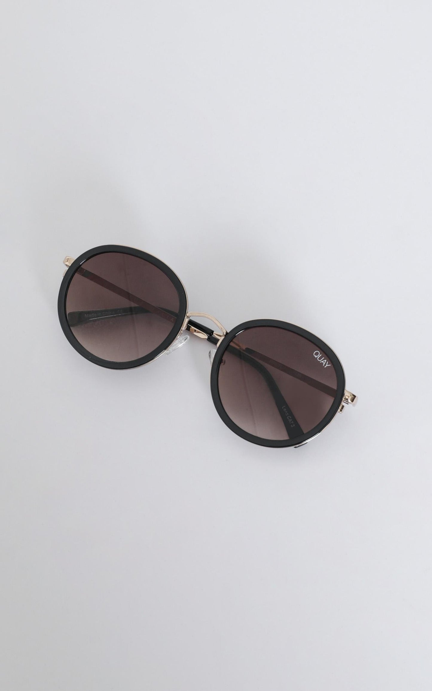 Quay - Firefly Sunglasses In Black And Brown Lens