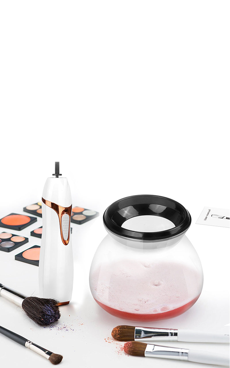 Spa Brush Cleaner and Dryer in white