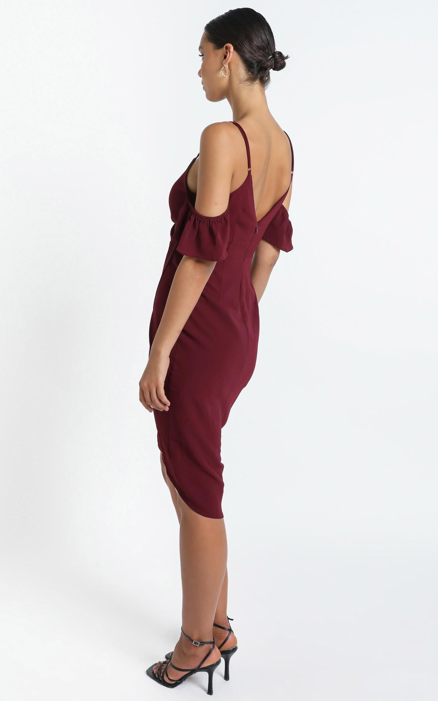 A Fair Go Dress In Wine