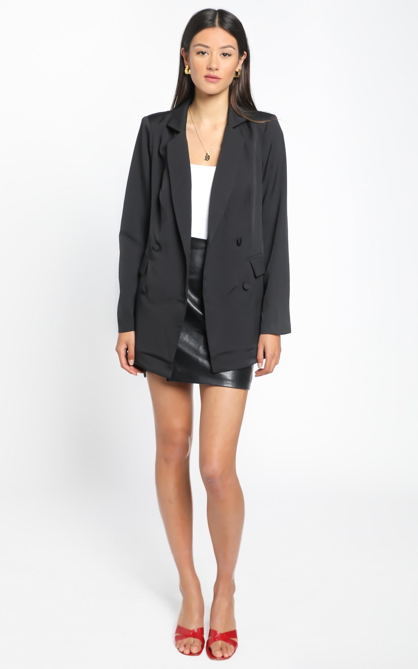 Radiate Confidence Blazer In Black