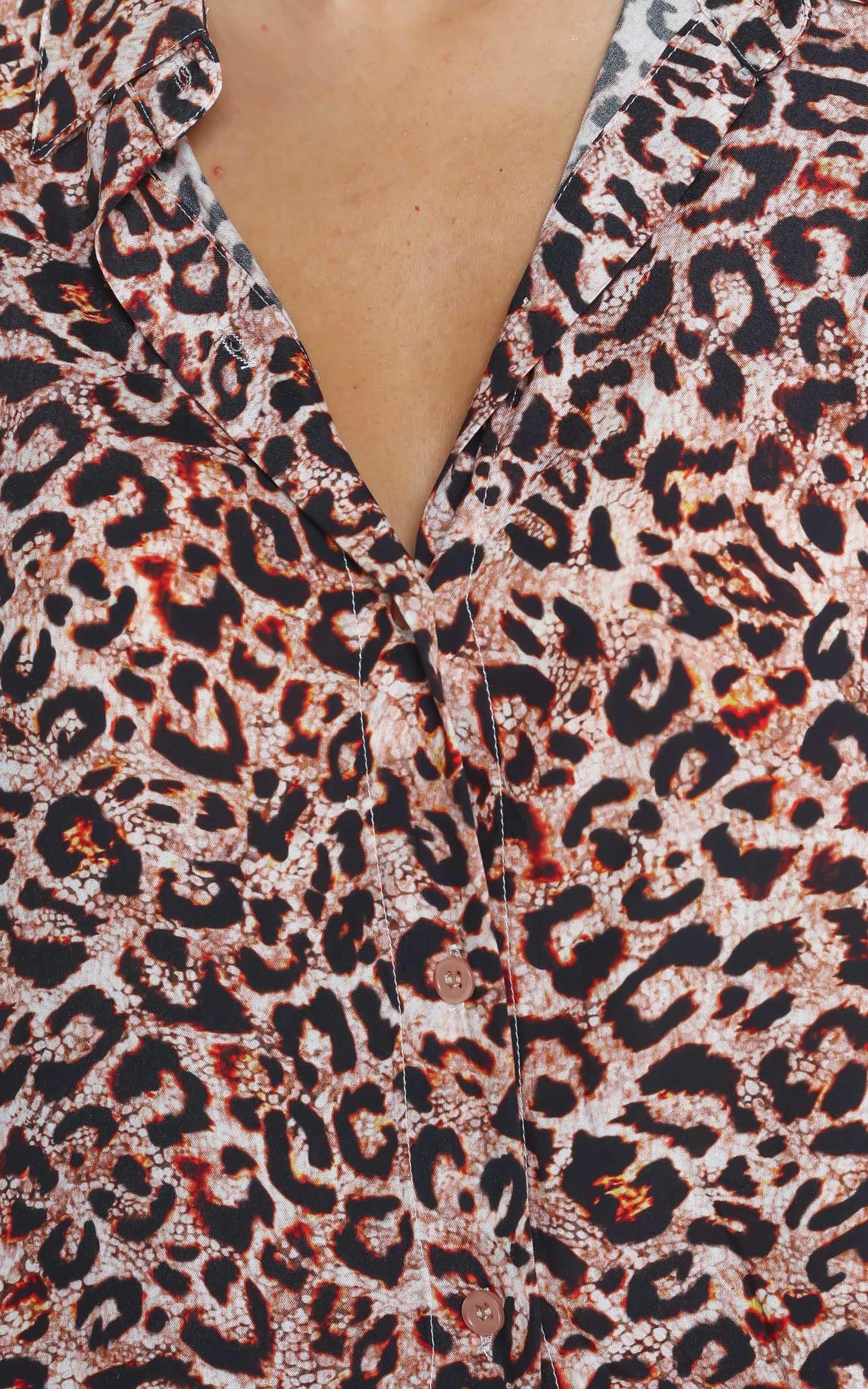 Astra Stars Shirt in Leopard