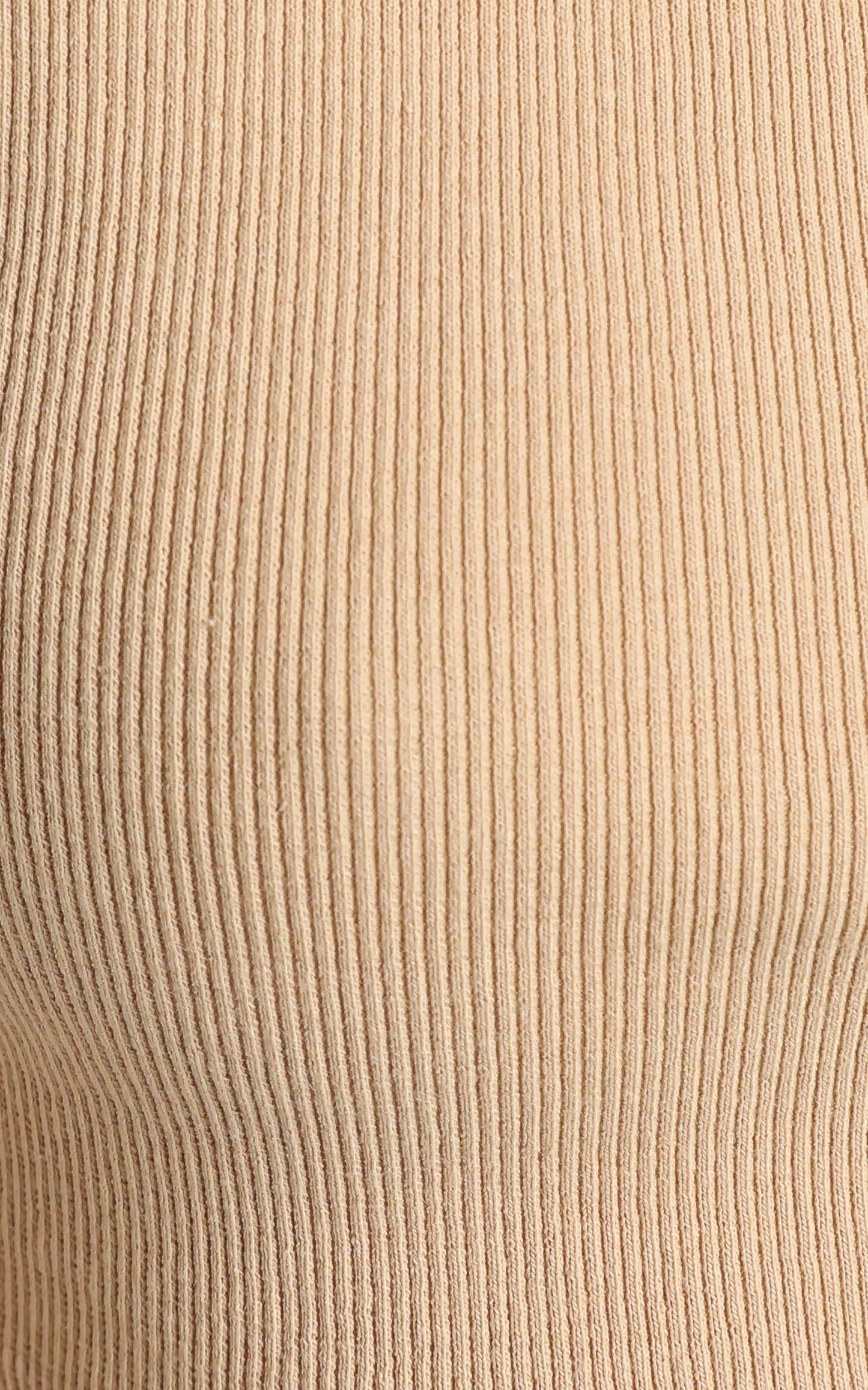 Jaelyn Top in Beige Rib