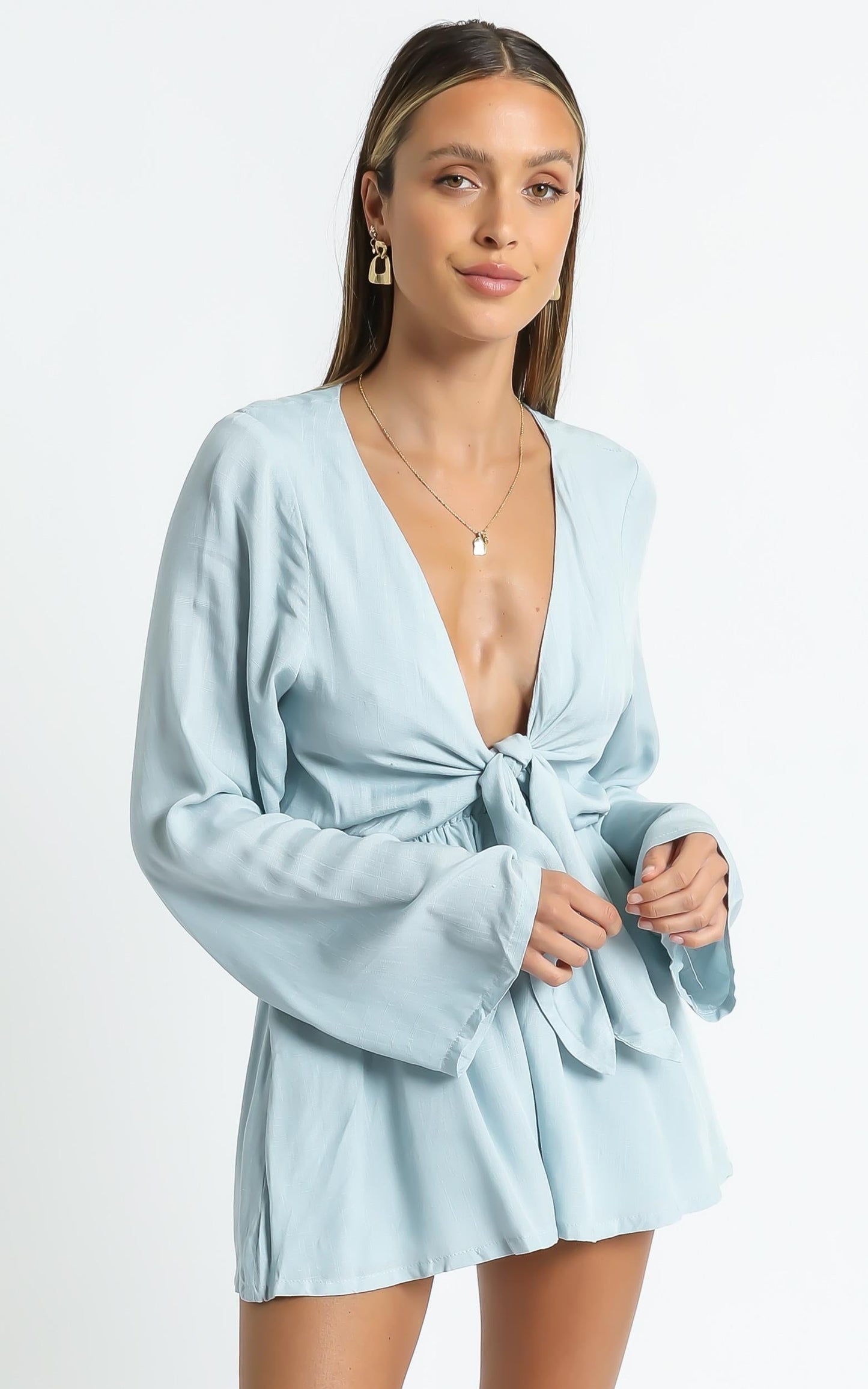 Genesis Playsuit in Powder Blue