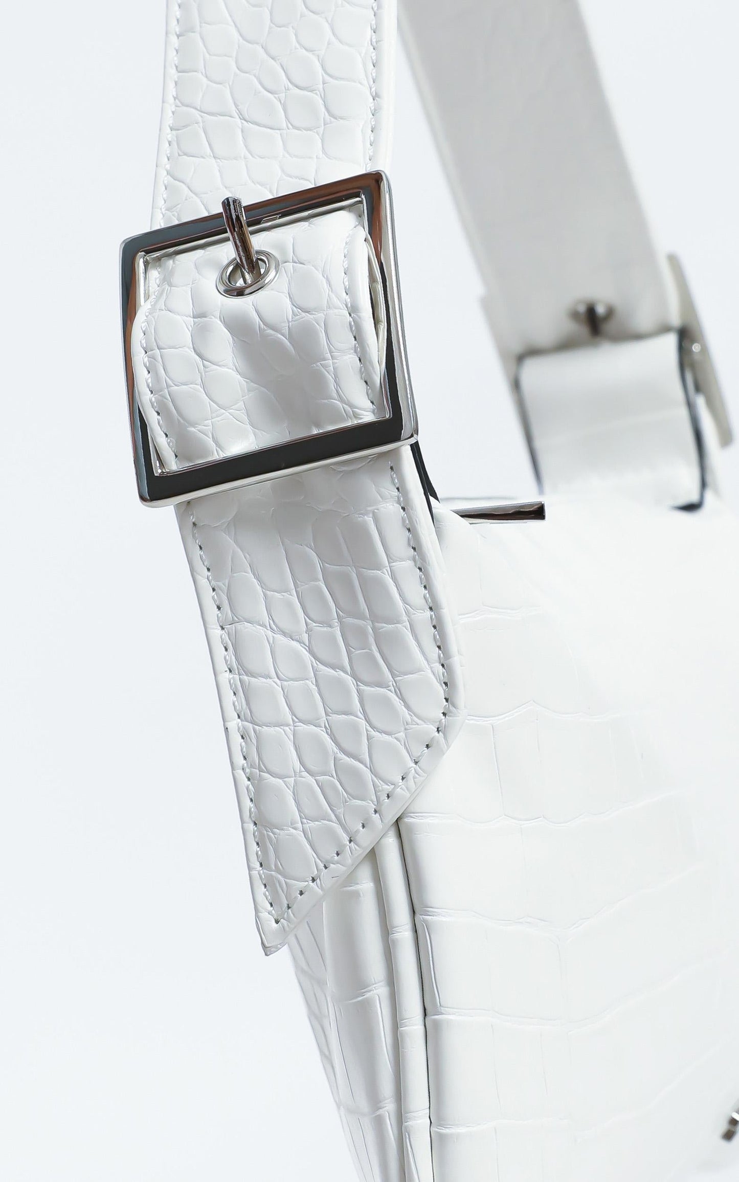 Peta and Jain - Salem Bag in White Croc