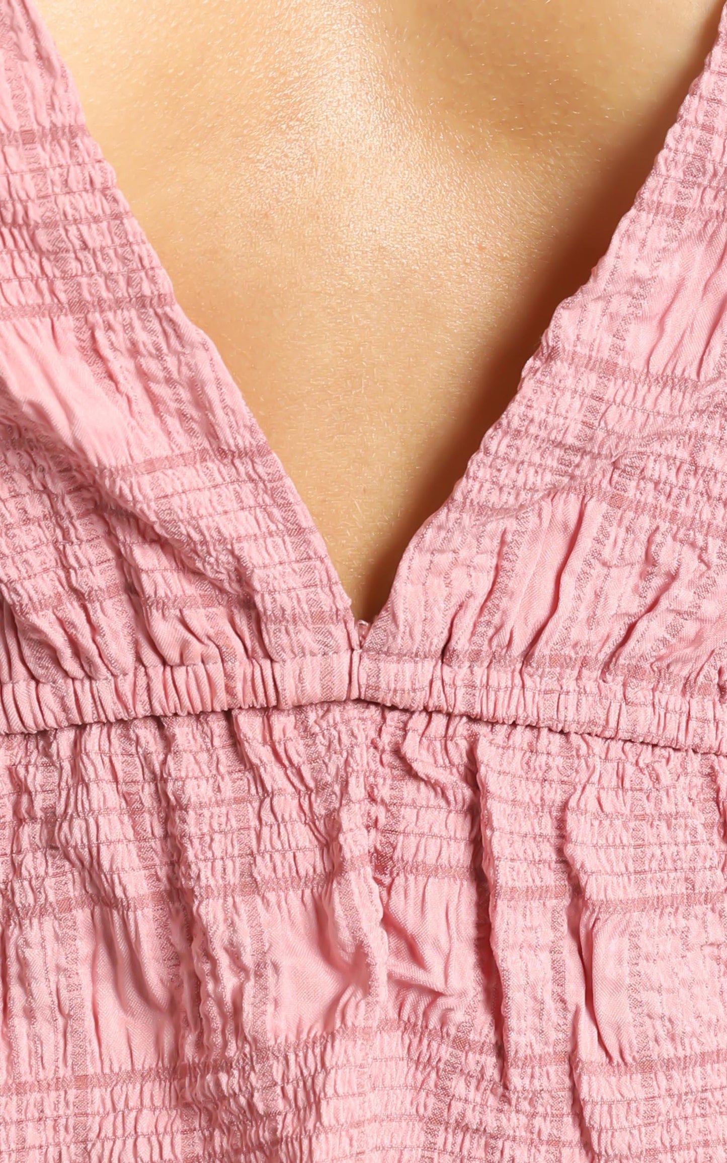 Sandee Top in Rose Check