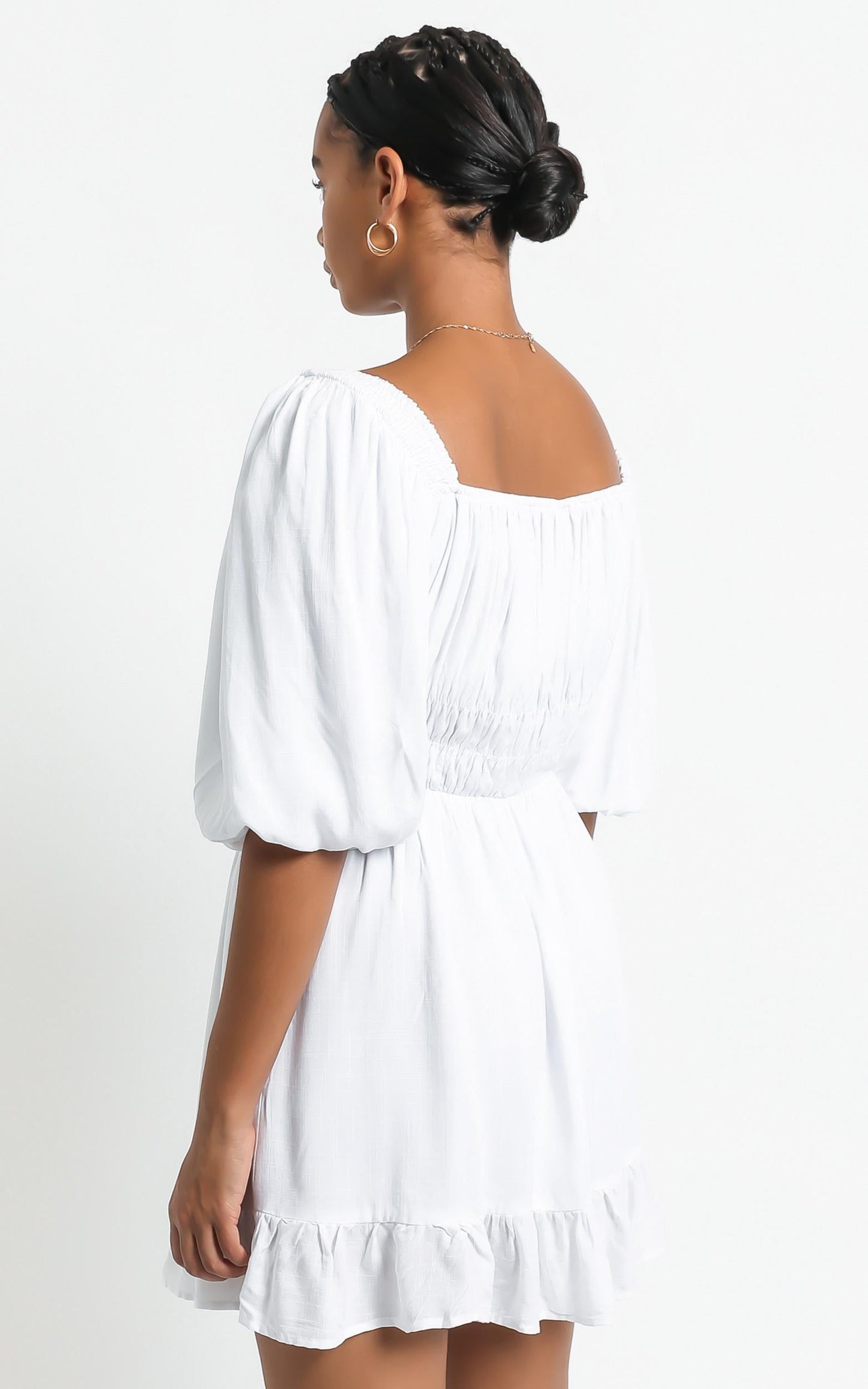 Theodora Dress in White