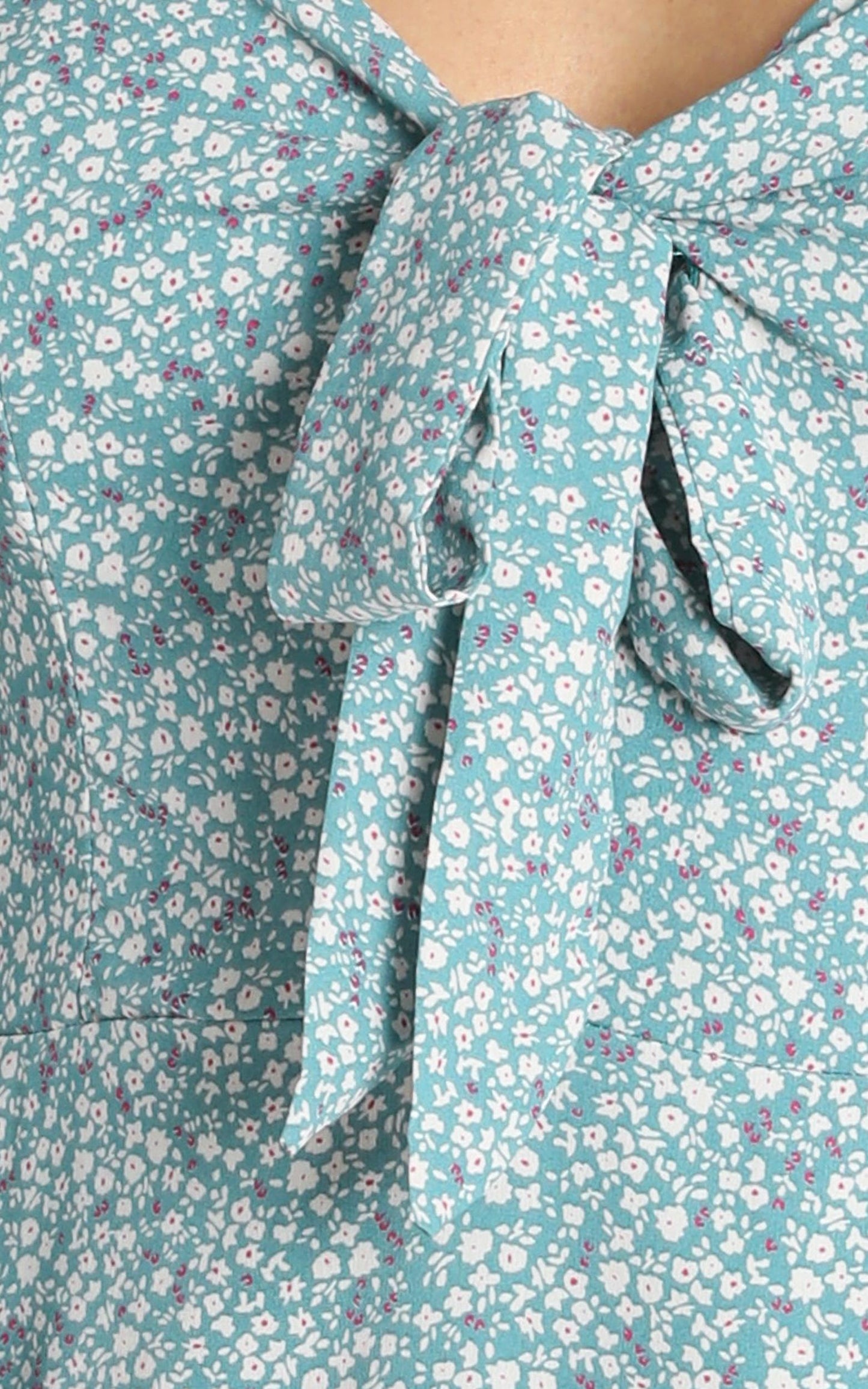 Shannan Dress in Blue Floral