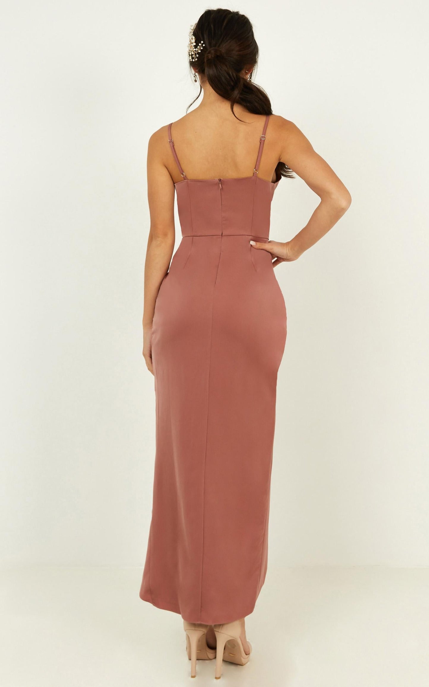 Shes A Dreamer Dress in Dusty Rose