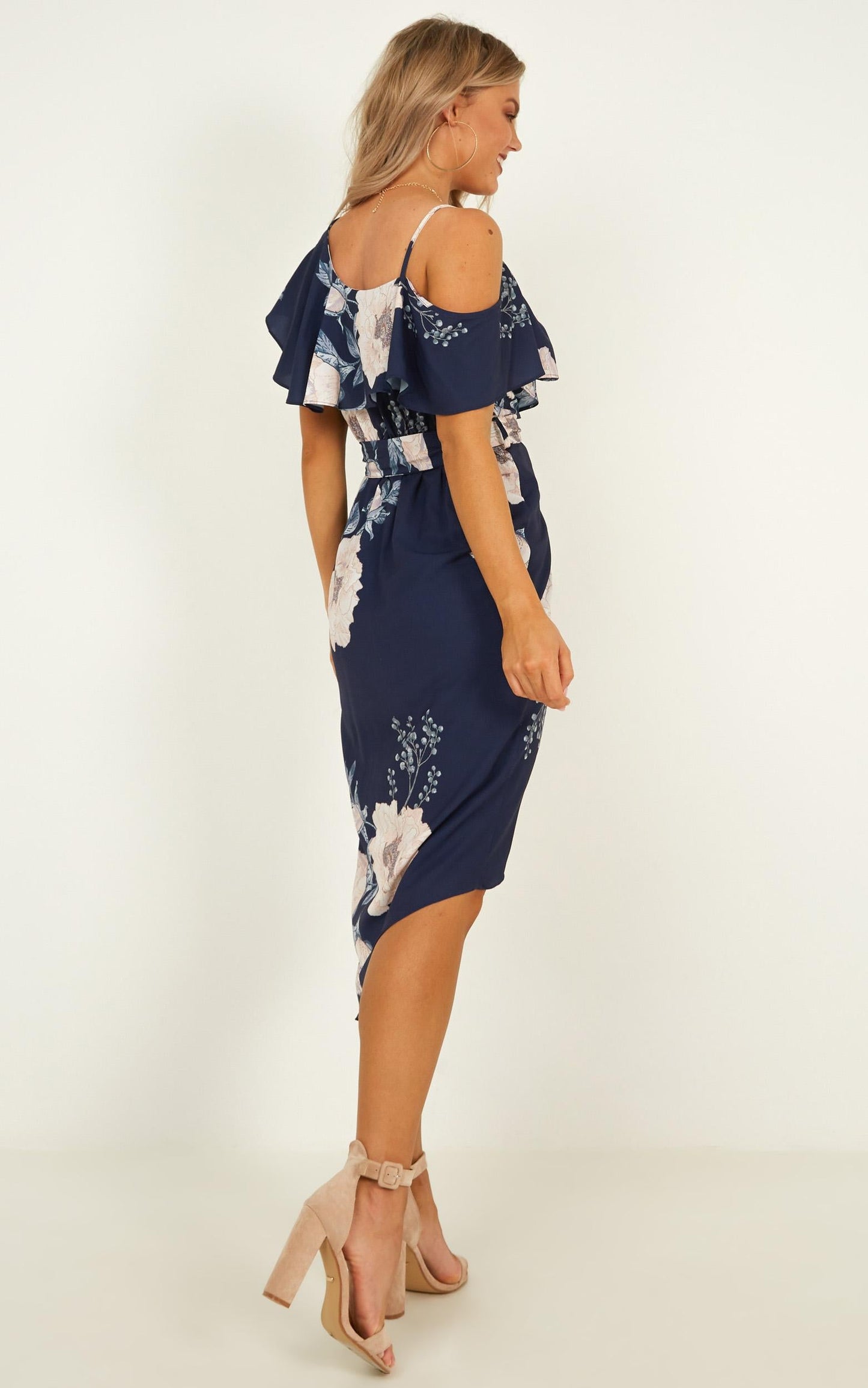 Showdown Dress In Navy Floral