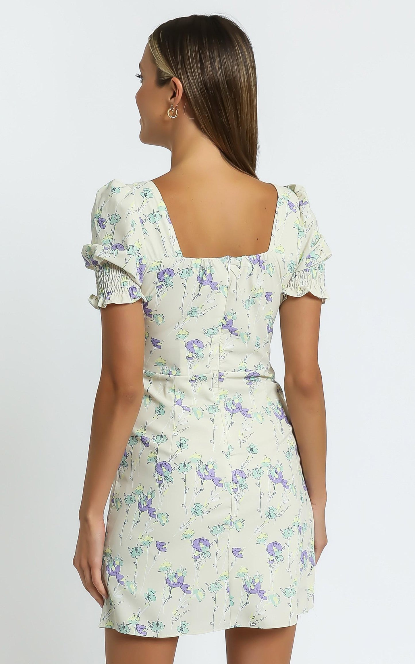 Sierra Dress in Yellow Floral