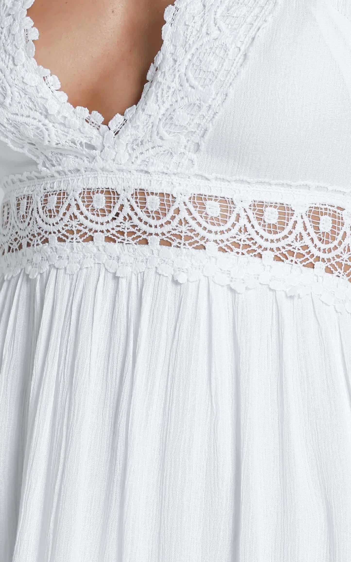 Simple As That Dress In White