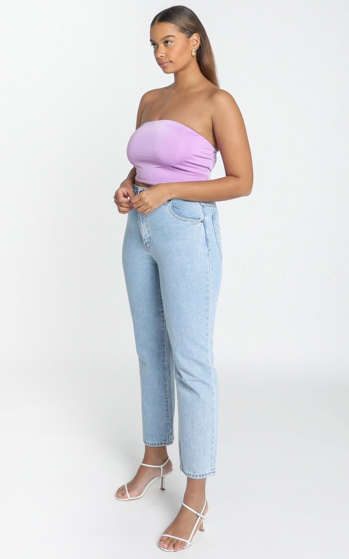 Stick With Me Top In lilac