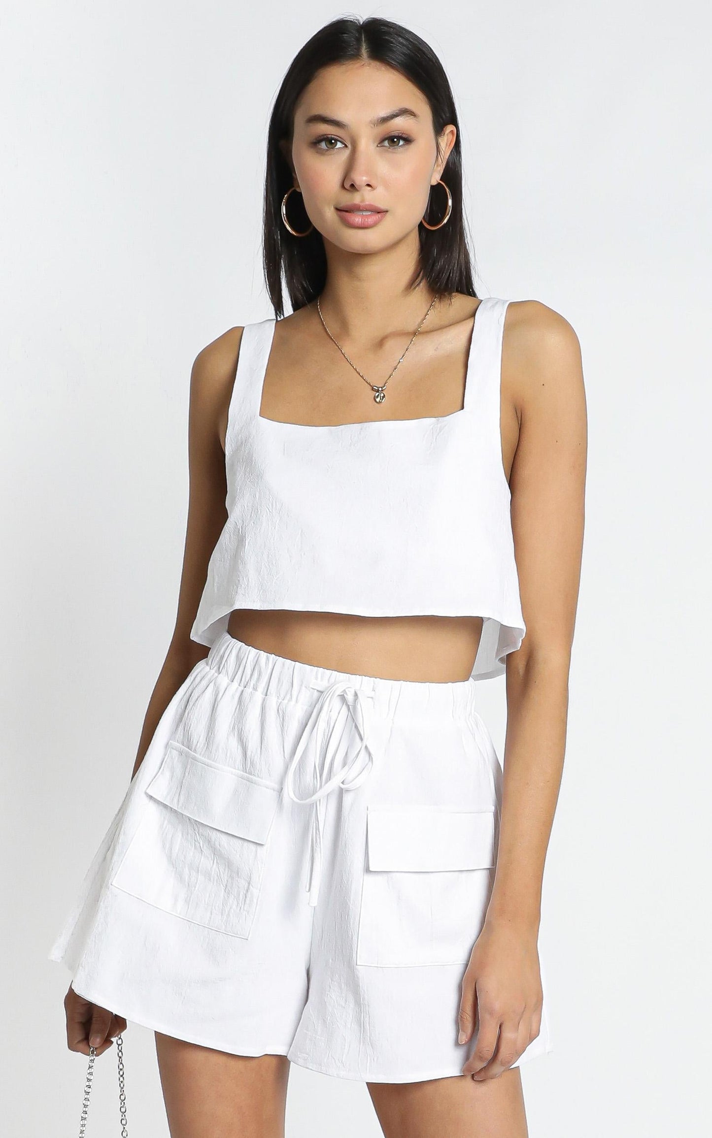 Starlight Shorts in White