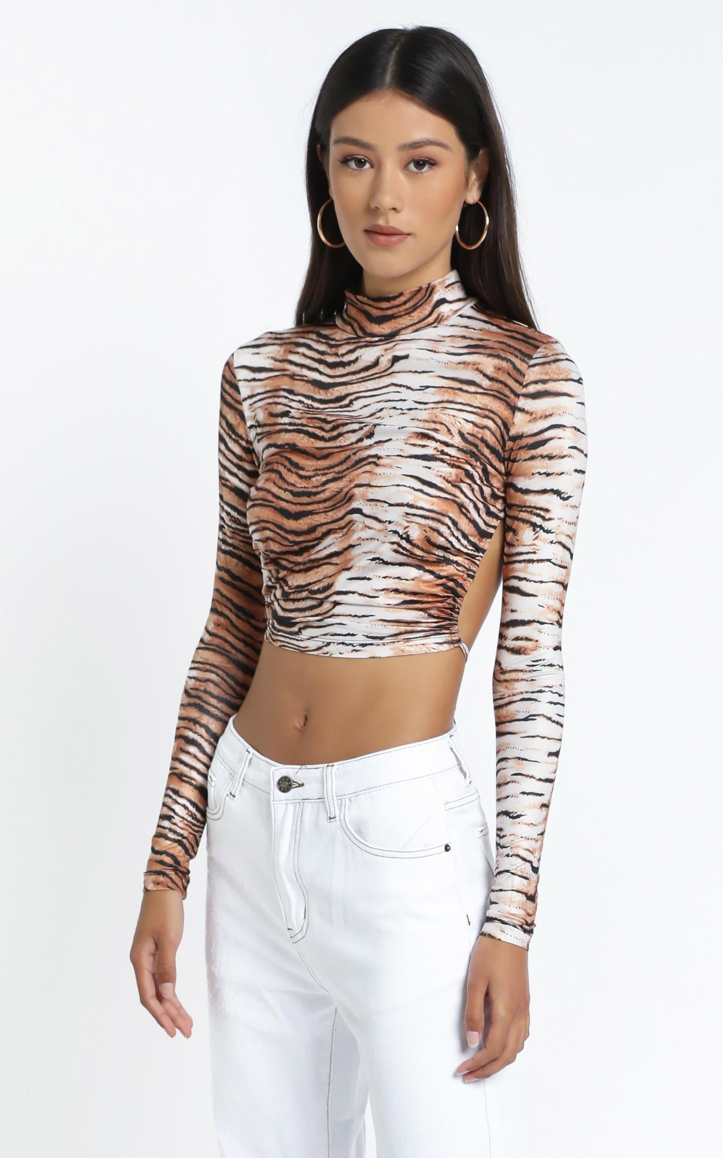 Lioness - Greenwich Backless Top in Tiger