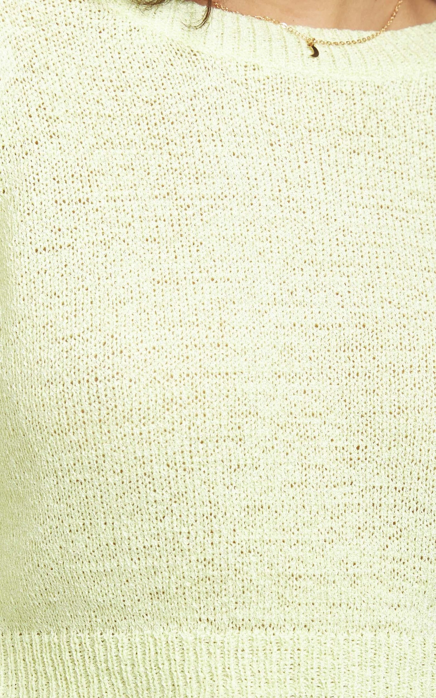 Dacia Knit Top in Yellow