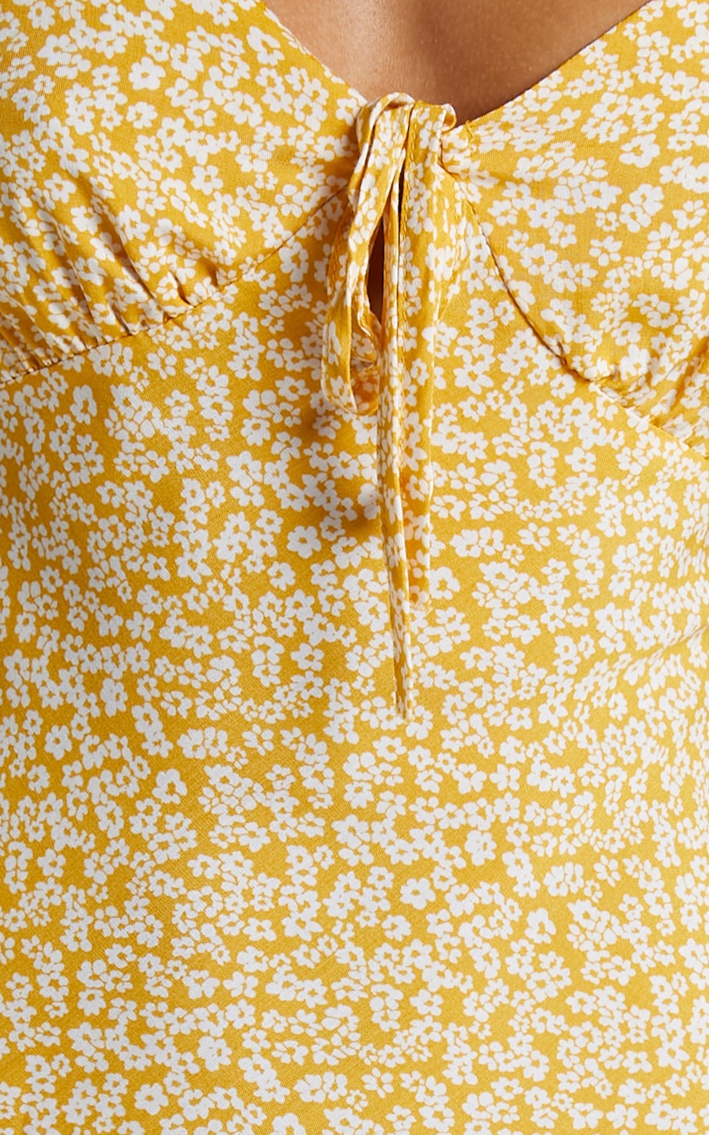 Texas Dress in Yellow Floral