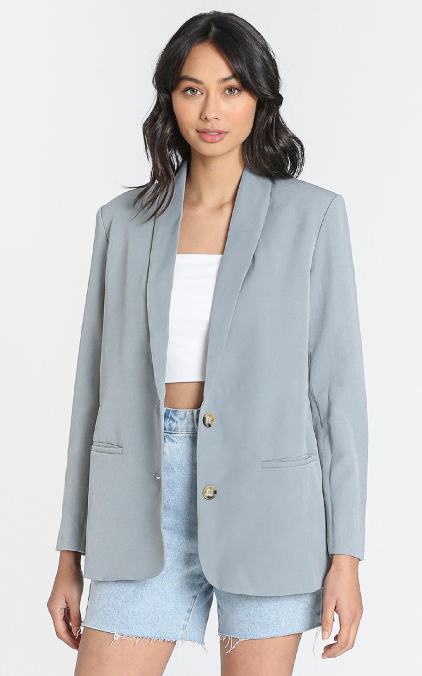 Miss Universe Blazer in Slate
