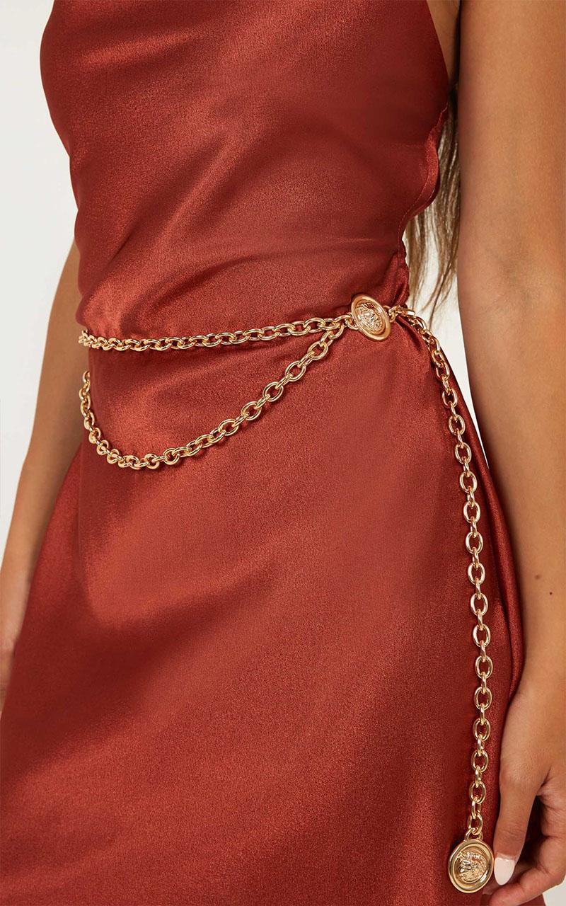 Share It All Belt In Gold