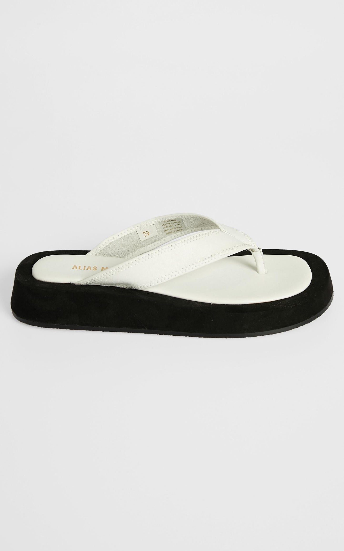 Alias Mae - Poppy Sandals in Ivory Leather