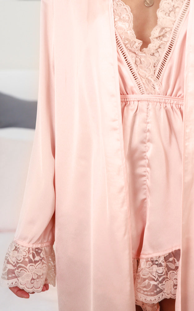 Bad Medicine Robe In Blush